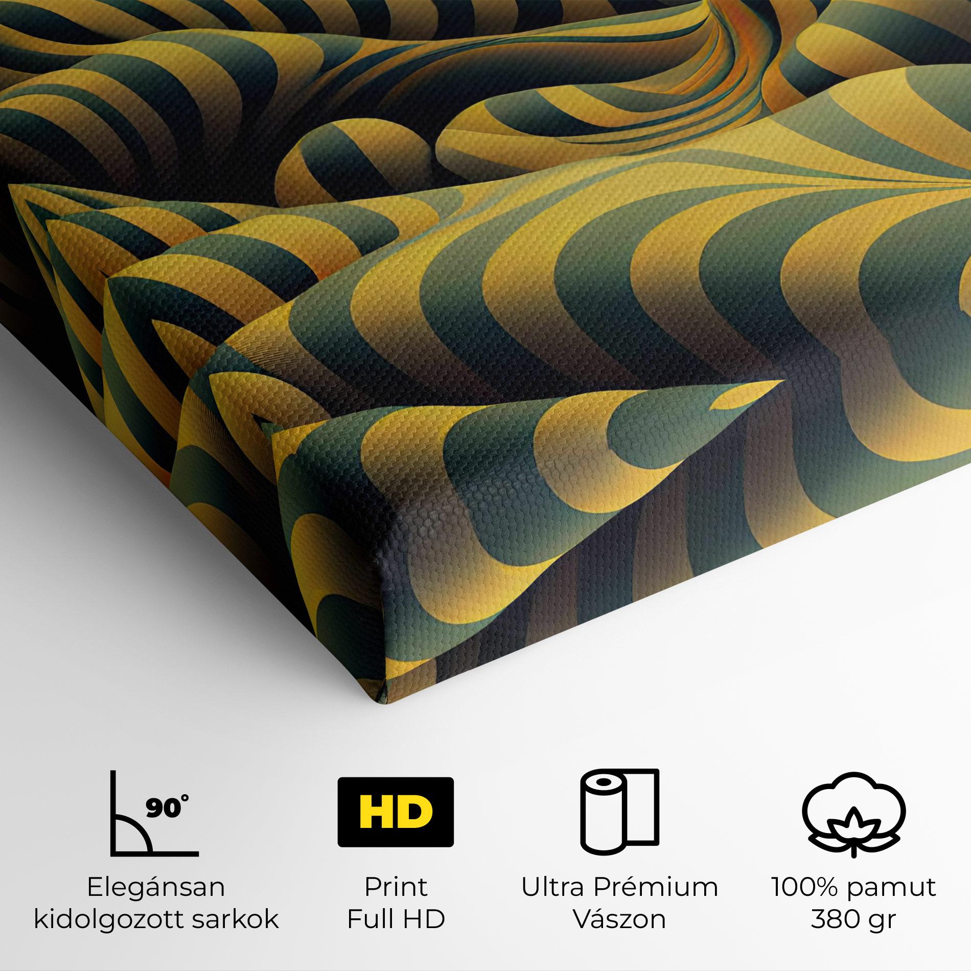 Vászonkép Green Yellow View mockup 4
