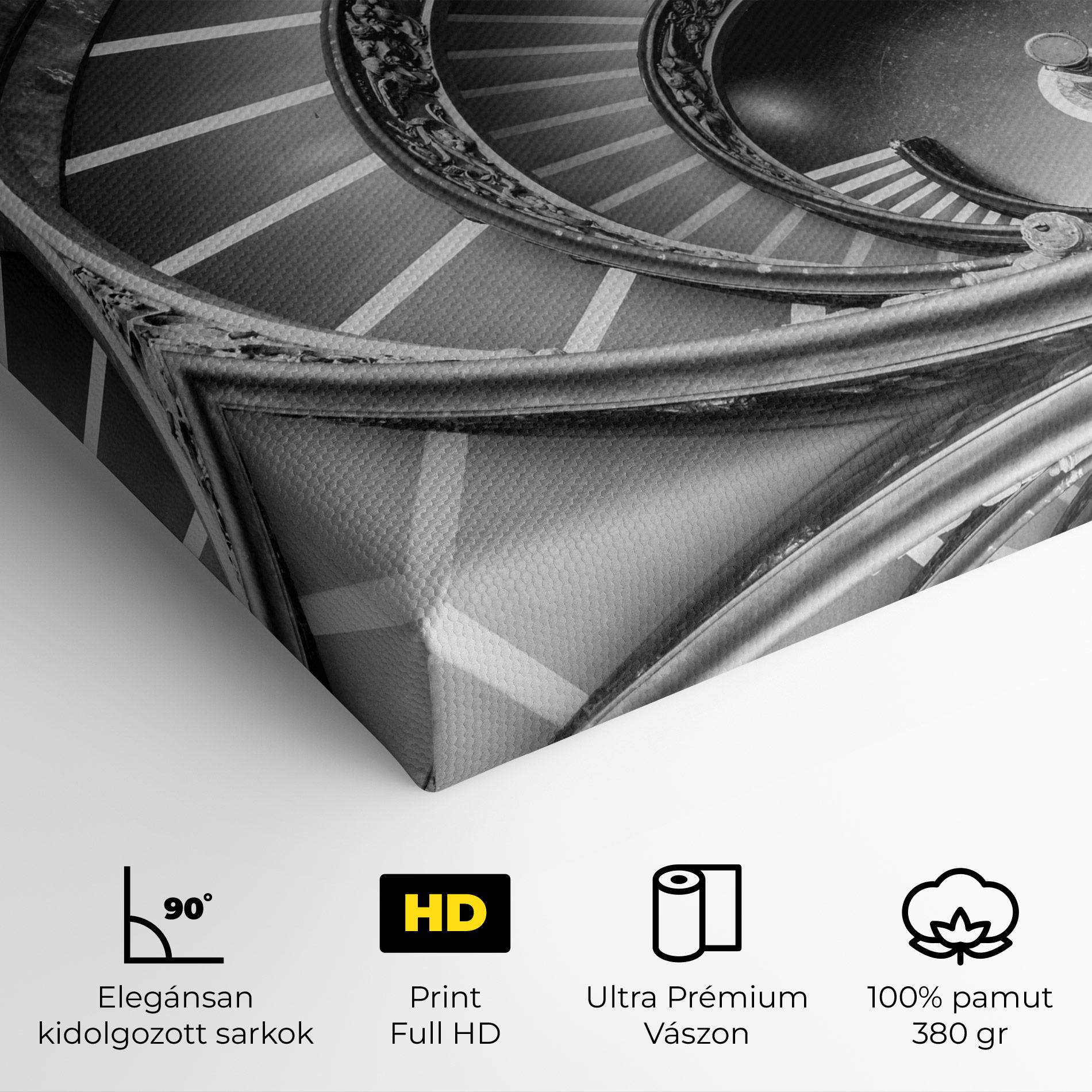 Vászonkép Grey Spiral mockup 4