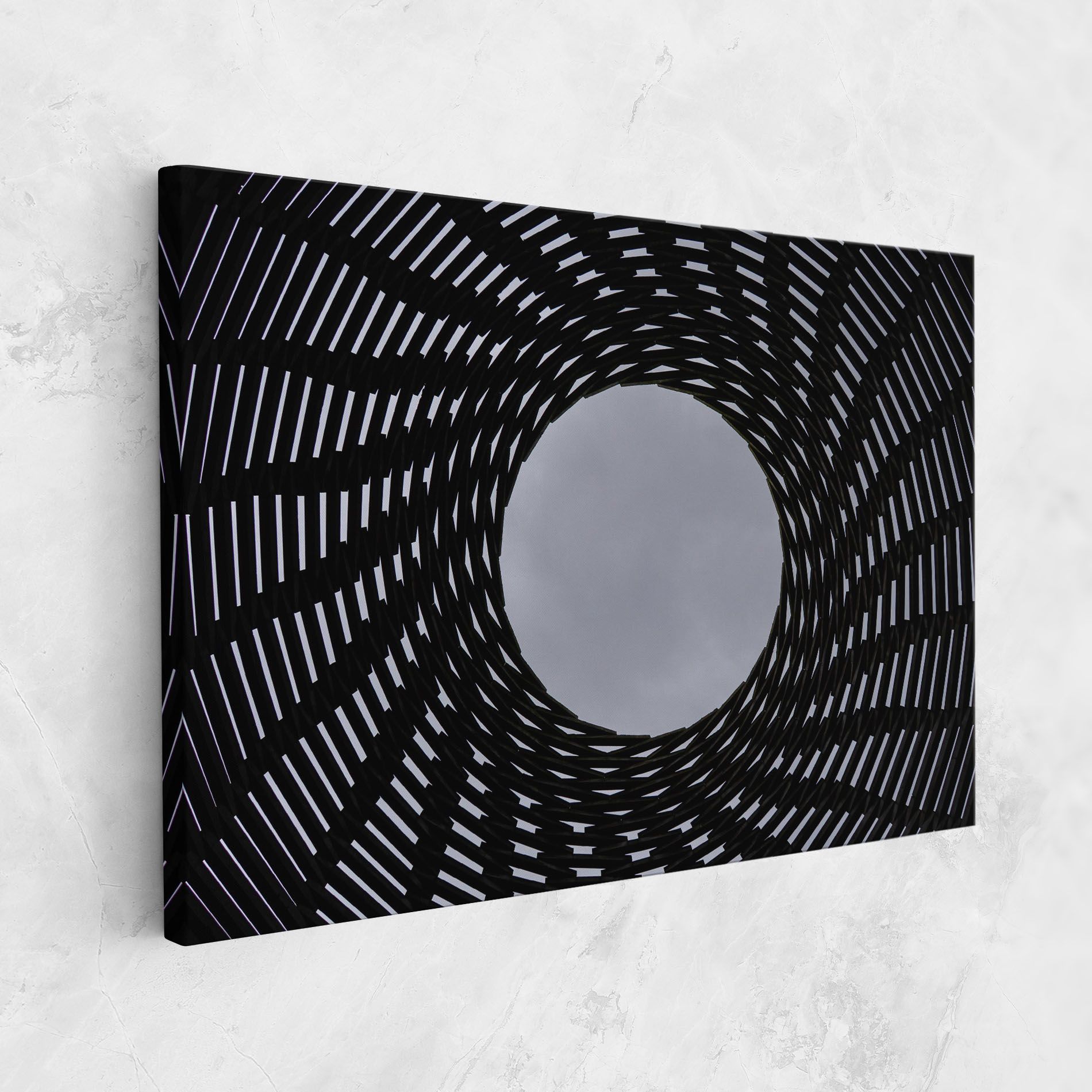 Grey Circle Lines mockup 1