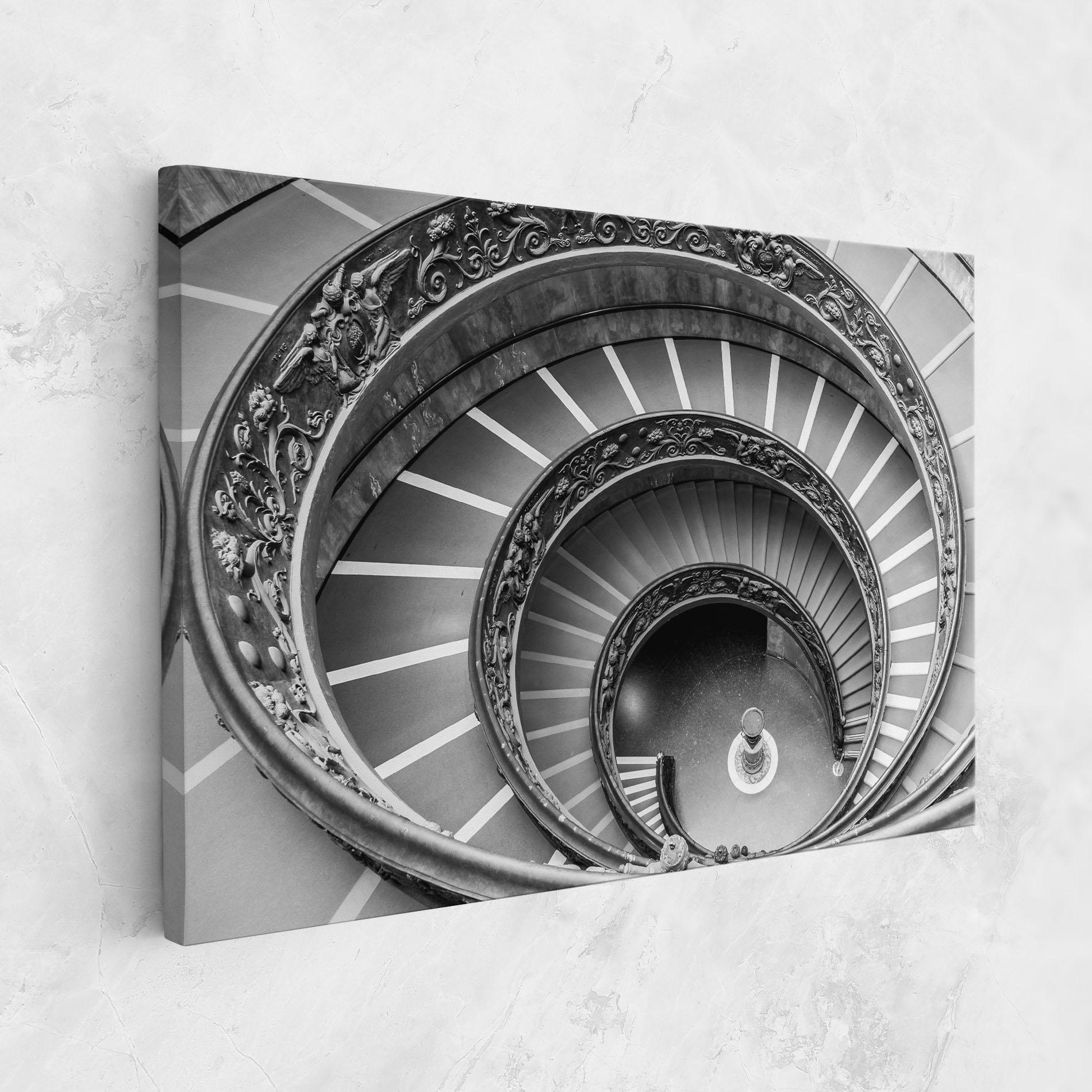 Vászonkép Grey Spiral mockup 1