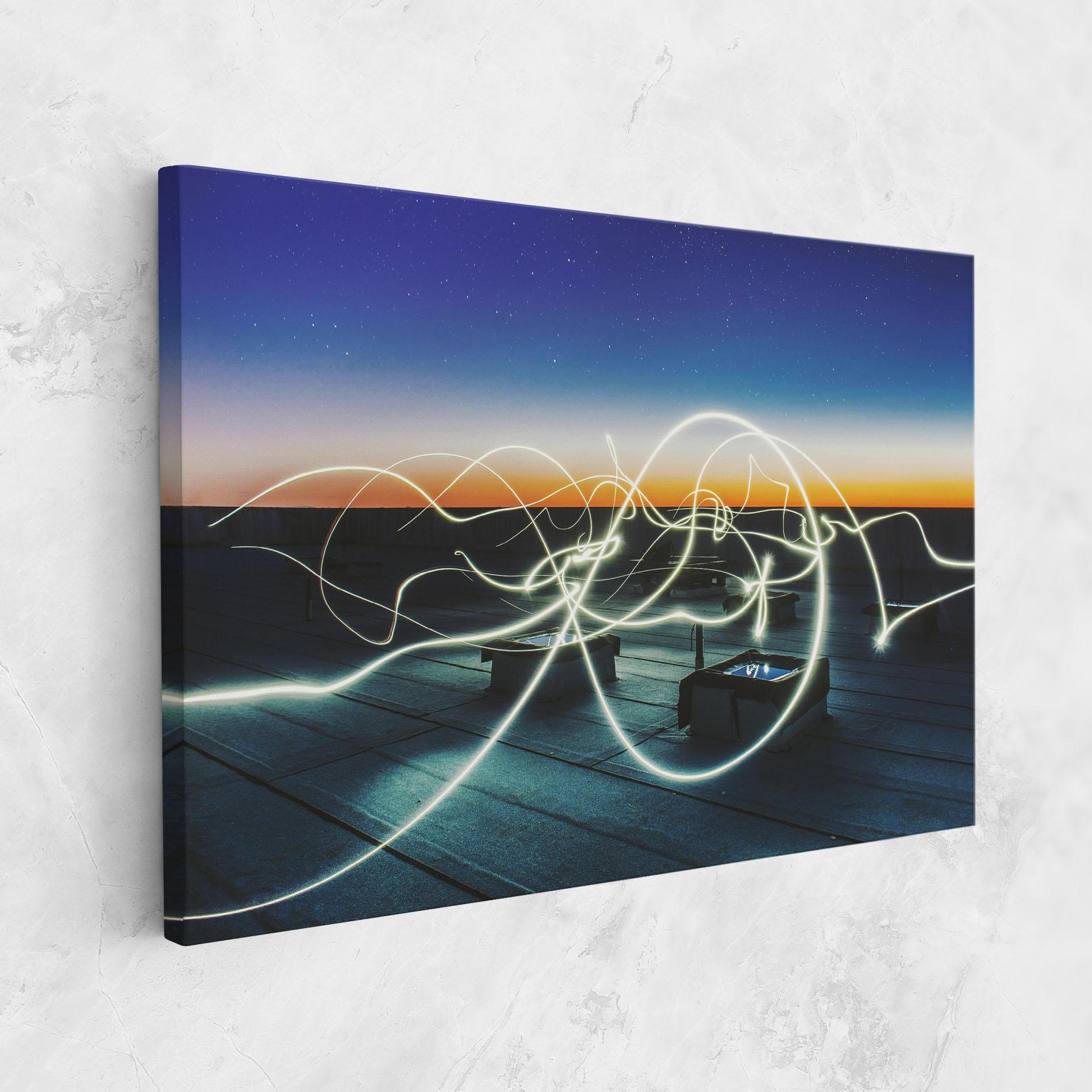 Vászonkép White Light Floating mockup 1