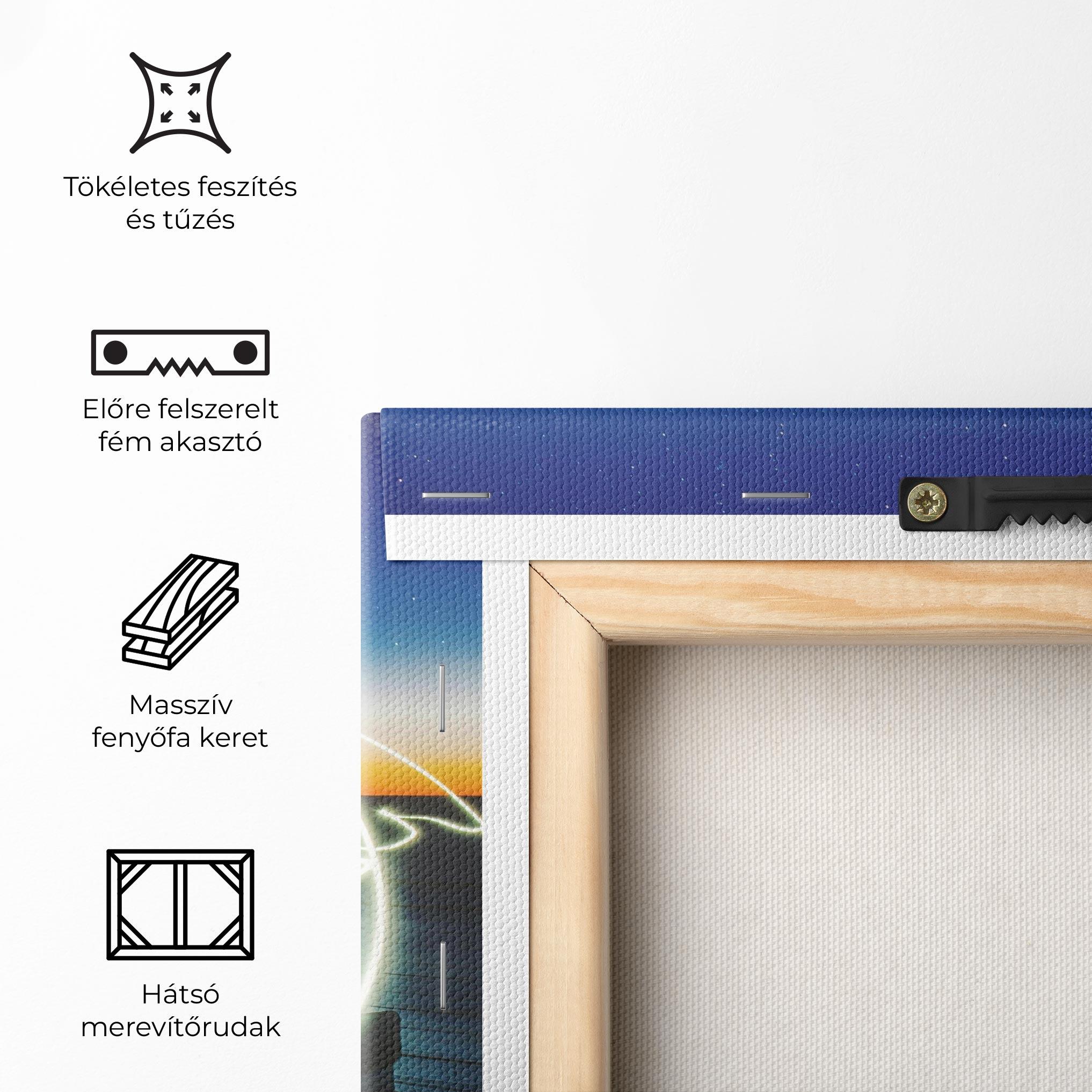 Vászonkép White Light Floating mockup 5