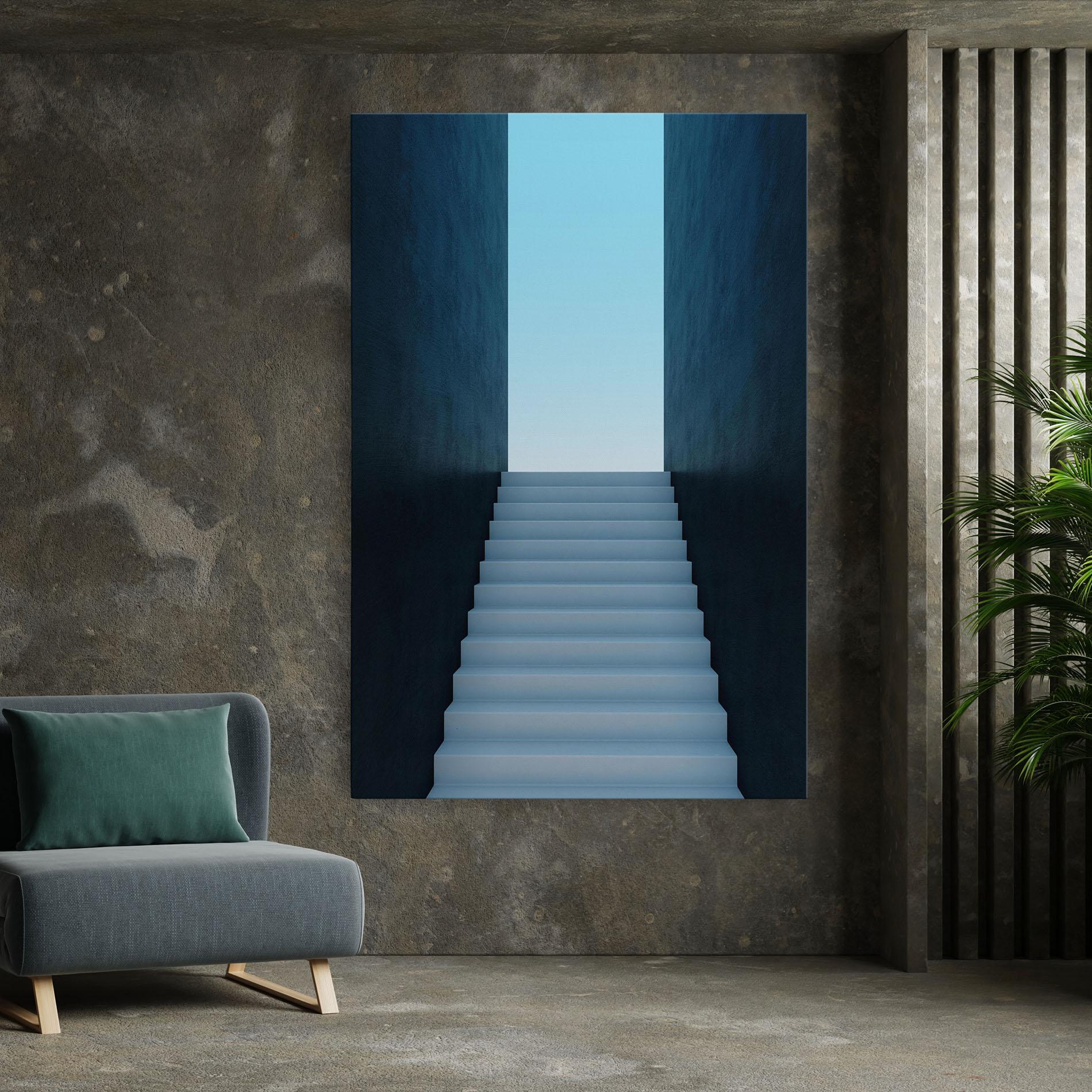 Vászonkép Forward Stairs mockup 7