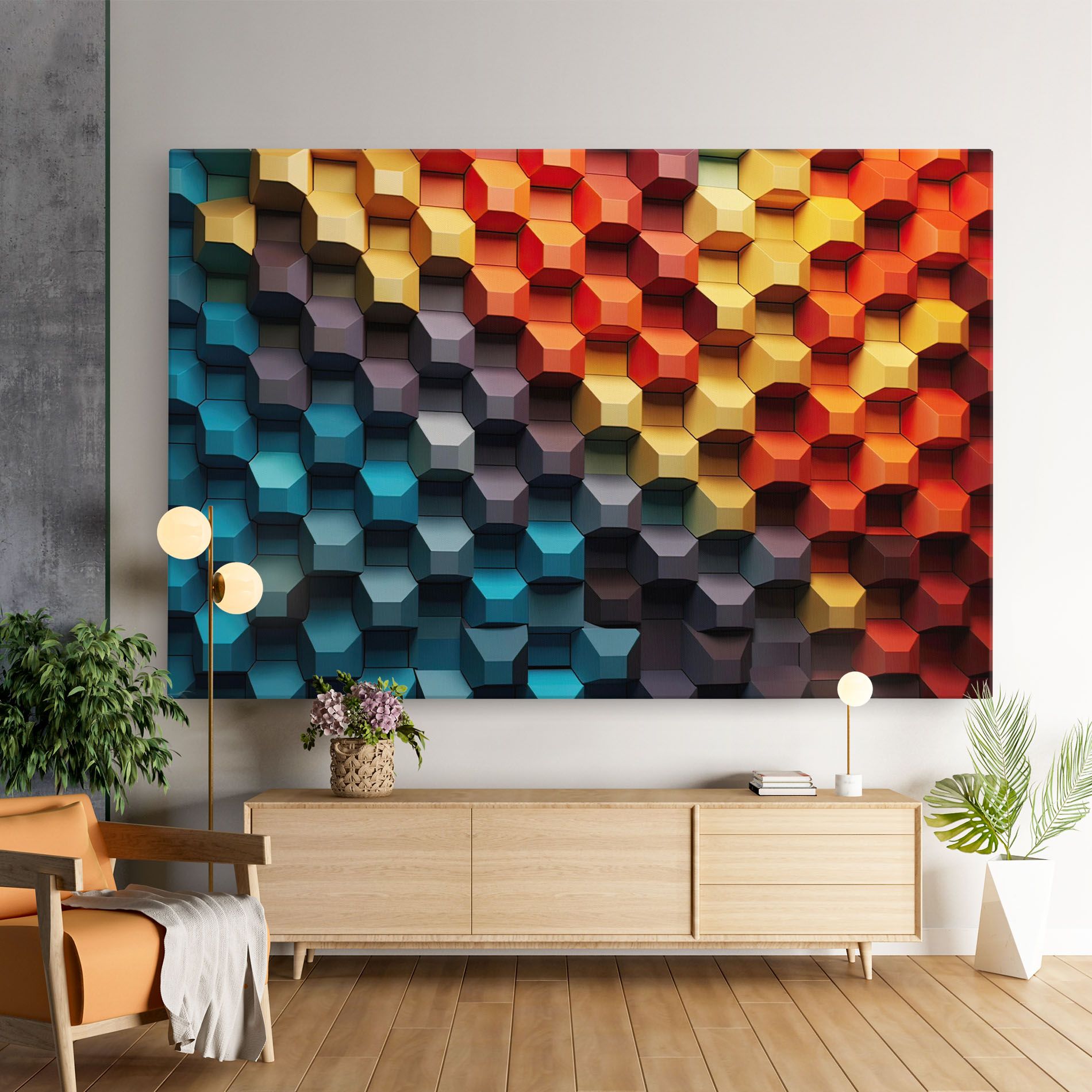 3d Sqare Mix mockup 9