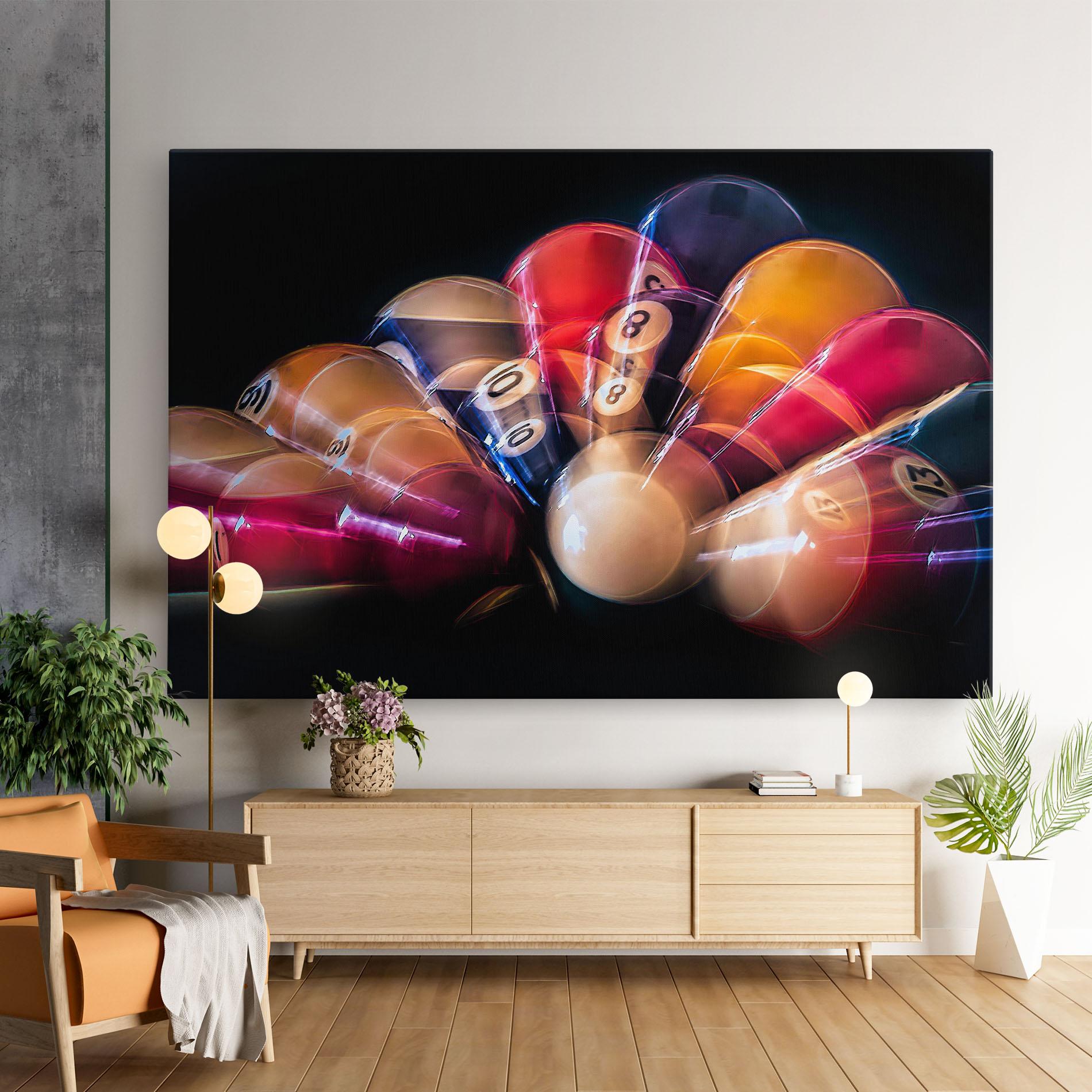 Vászonkép Bowling Balls mockup 9