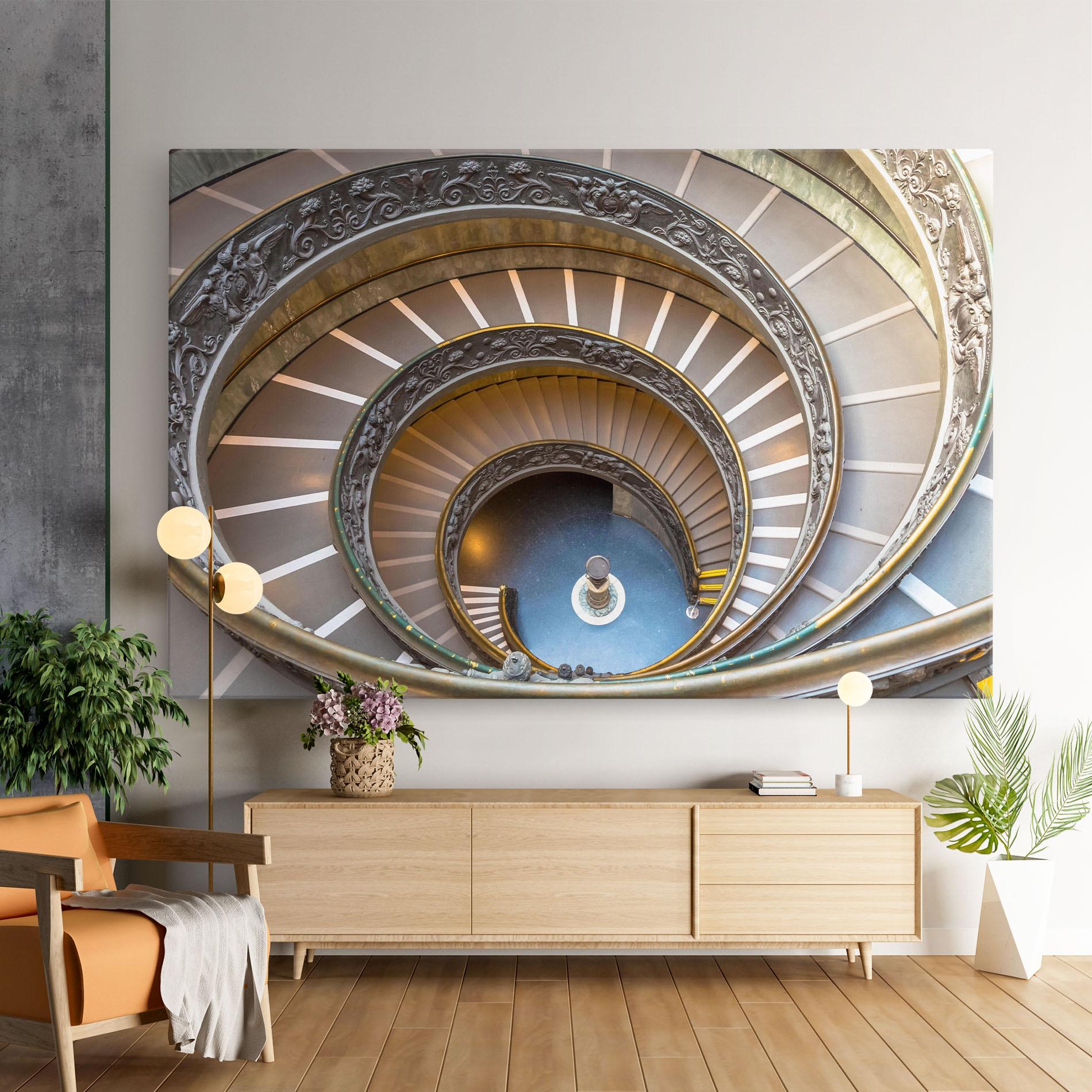 Vászonkép Colored Stairs mockup 9