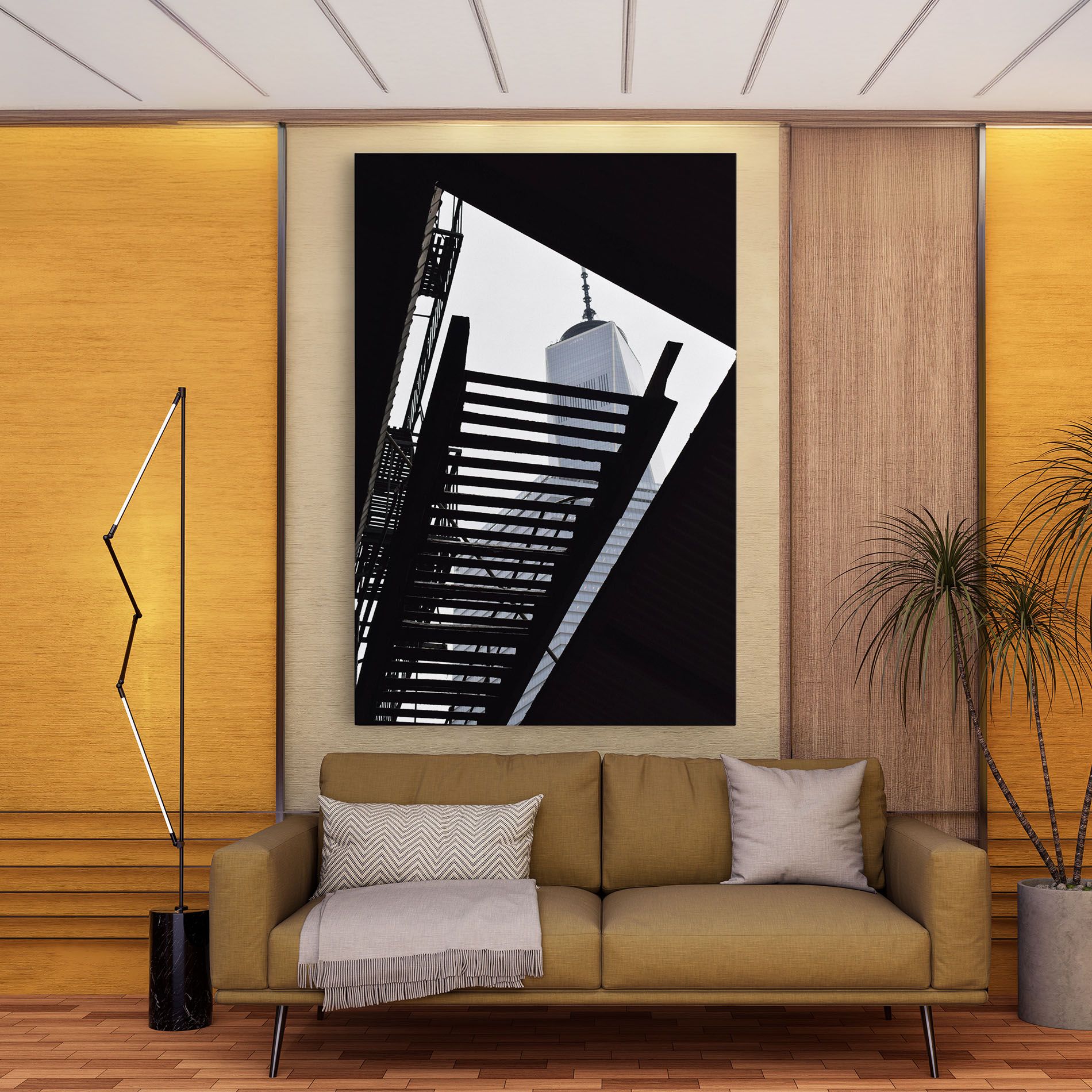 Black Stairs Floating mockup 9