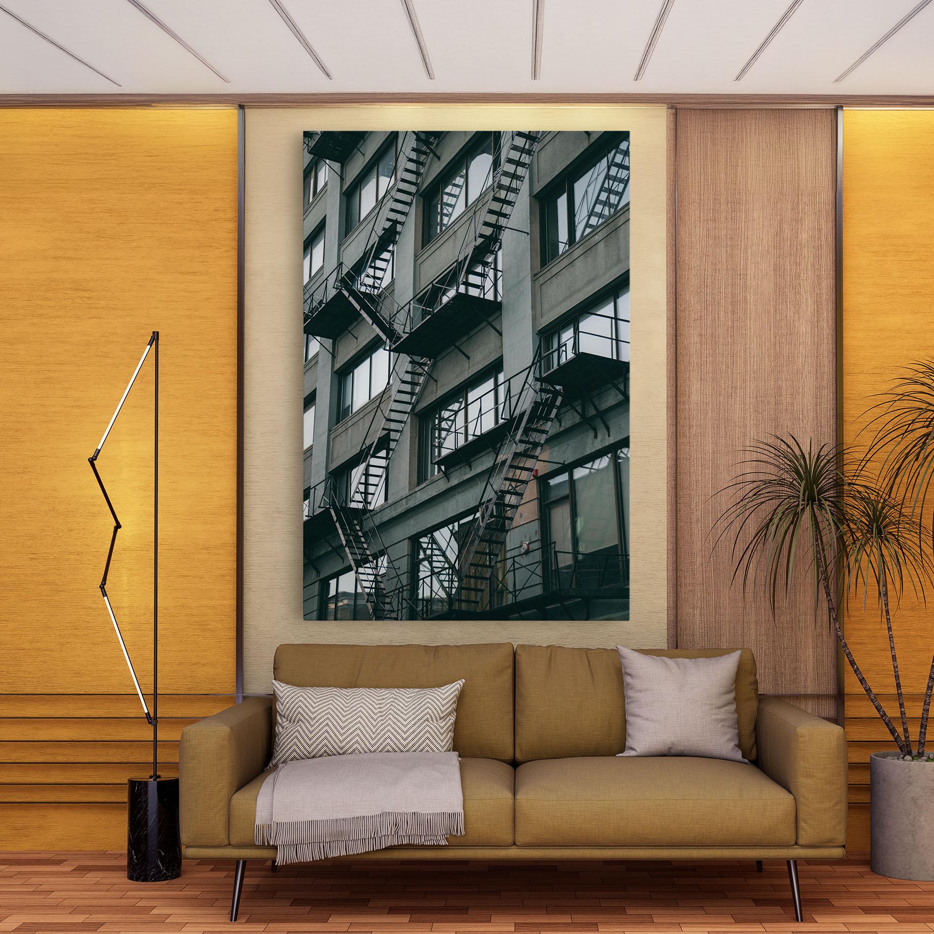 Vászonkép Building Stairs mockup 9