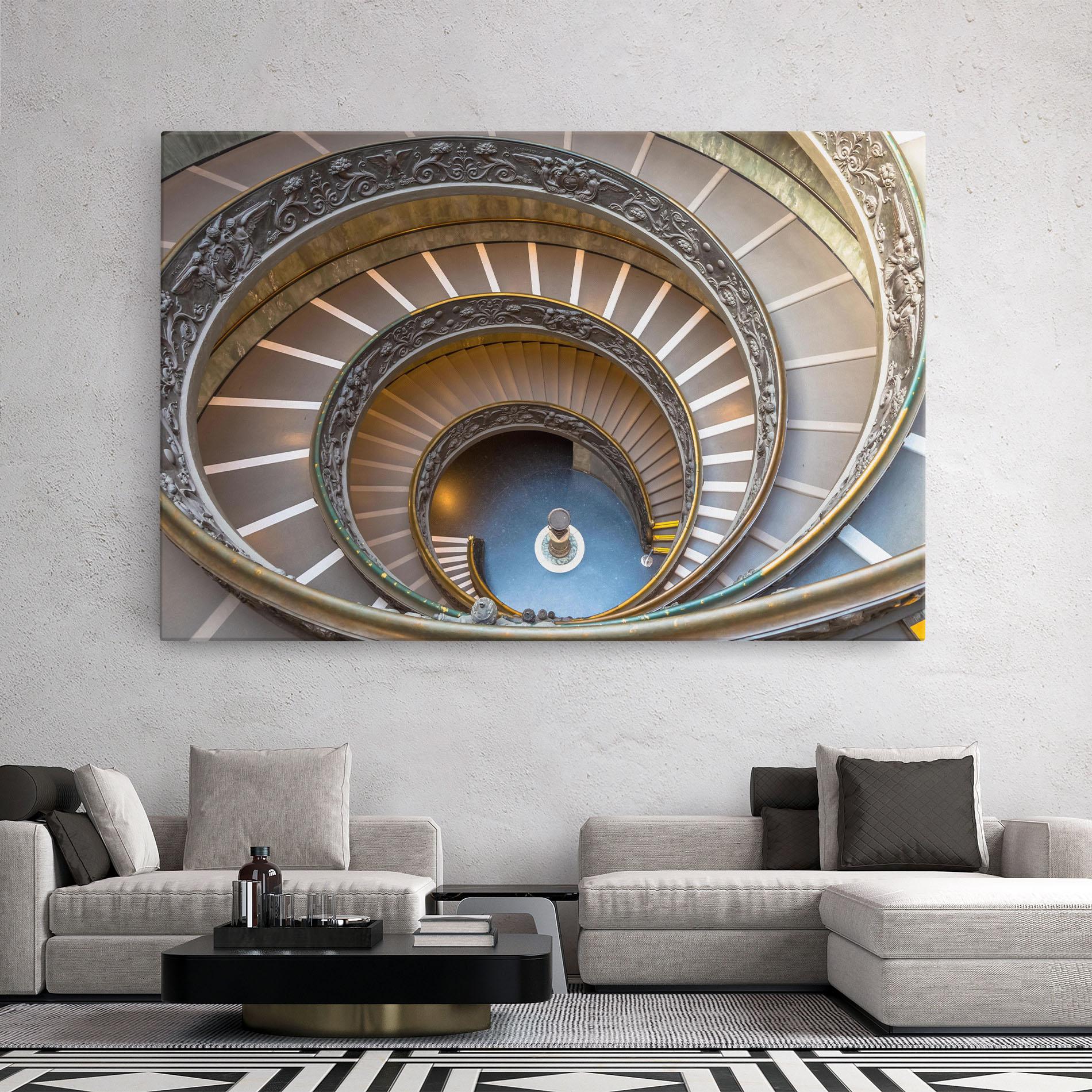 Vászonkép Colored Stairs mockup 2