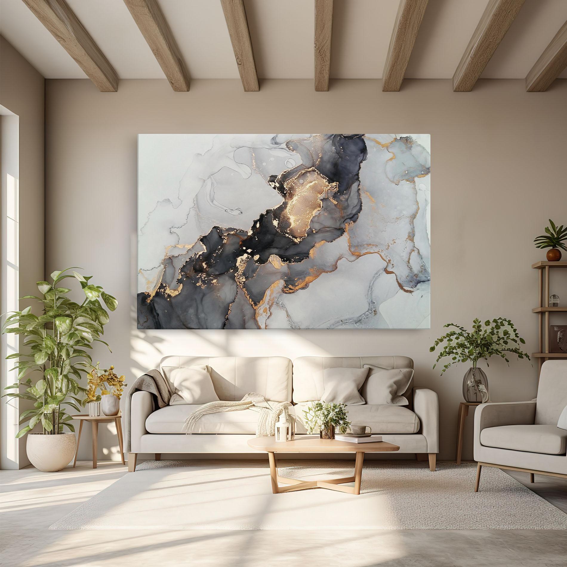 Vászonkép Marble Shades mockup 6