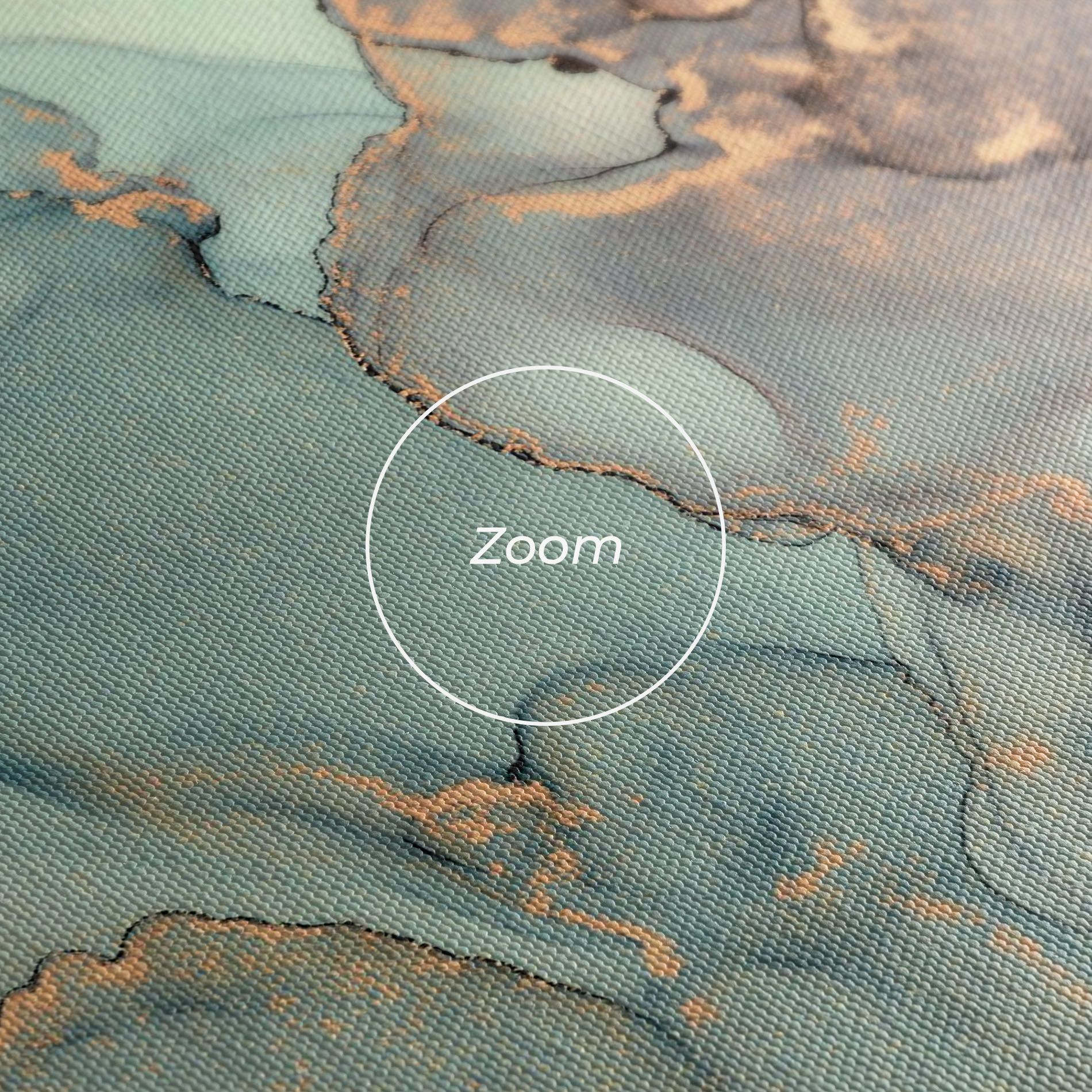 Abstract Turquoise Marble mockup 3