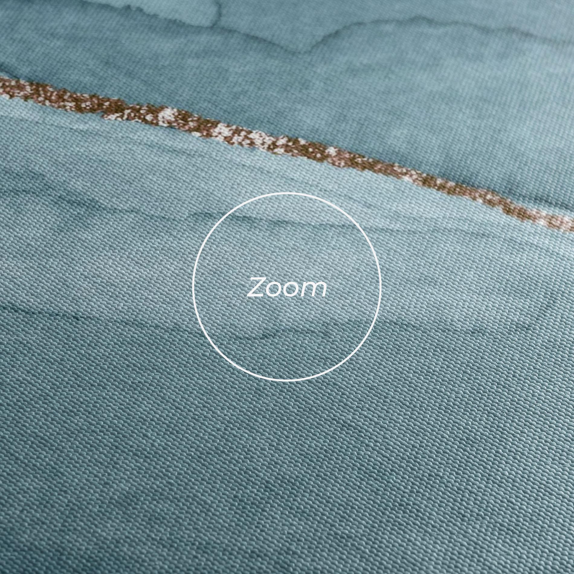 Vászonkép Blue Golden Glitter mockup 3