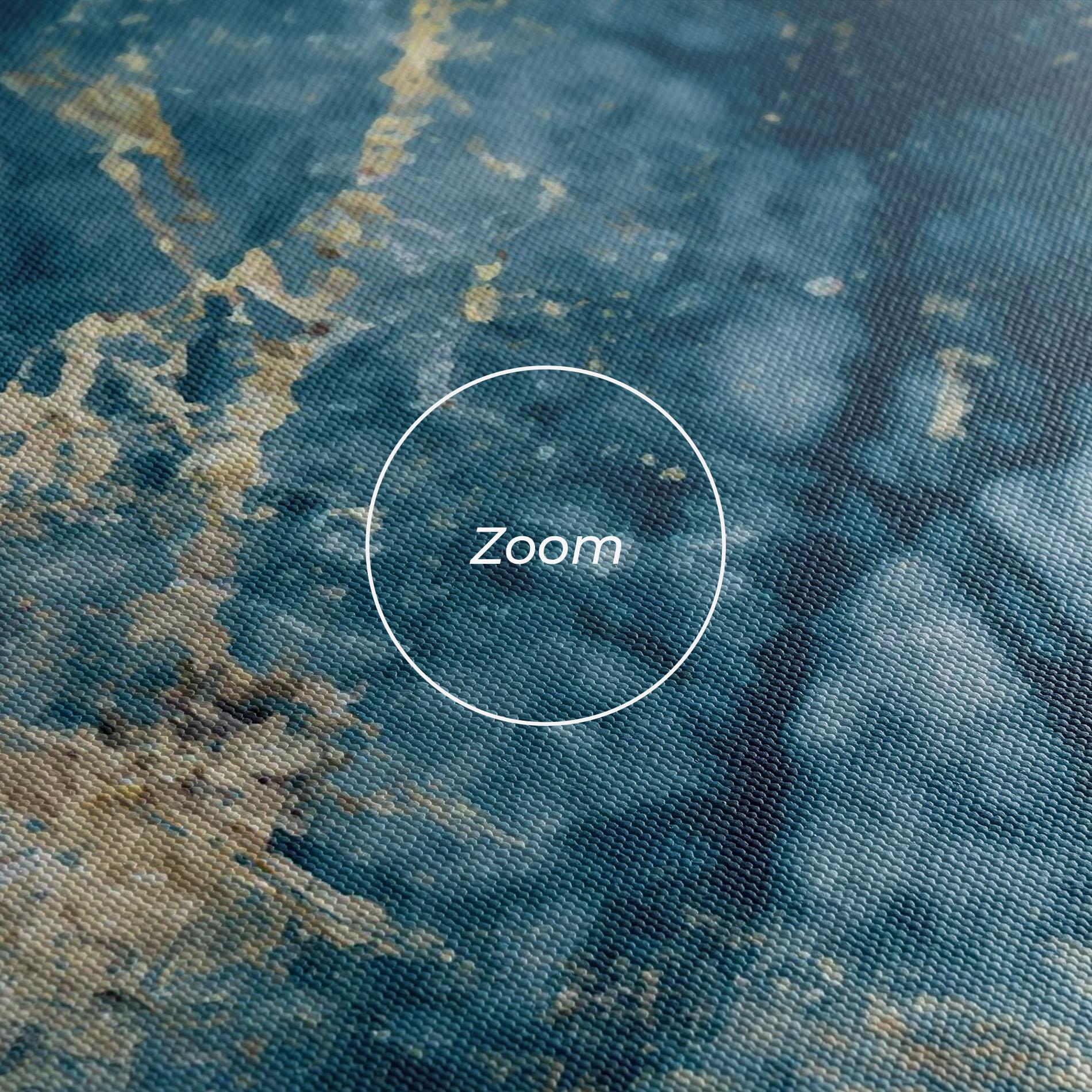 Vászonkép Blue Water Marble mockup 3