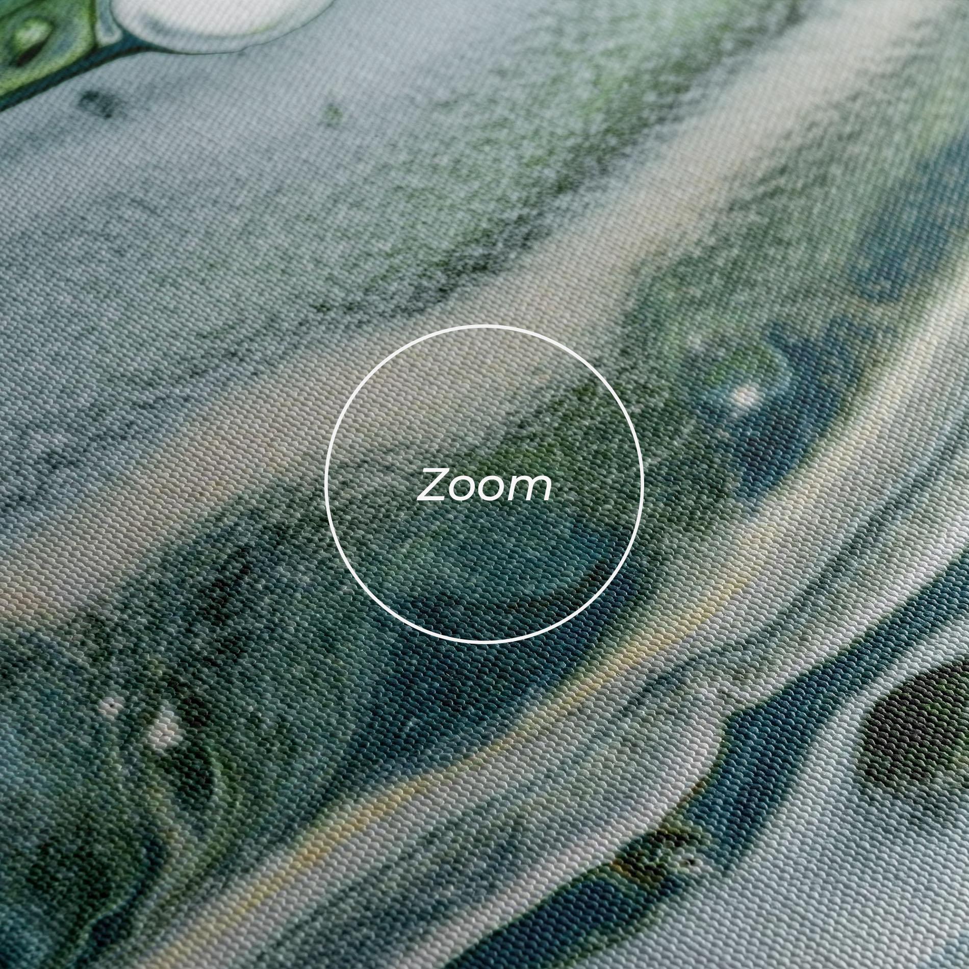 Vászonkép Dark Green Liquid mockup 3