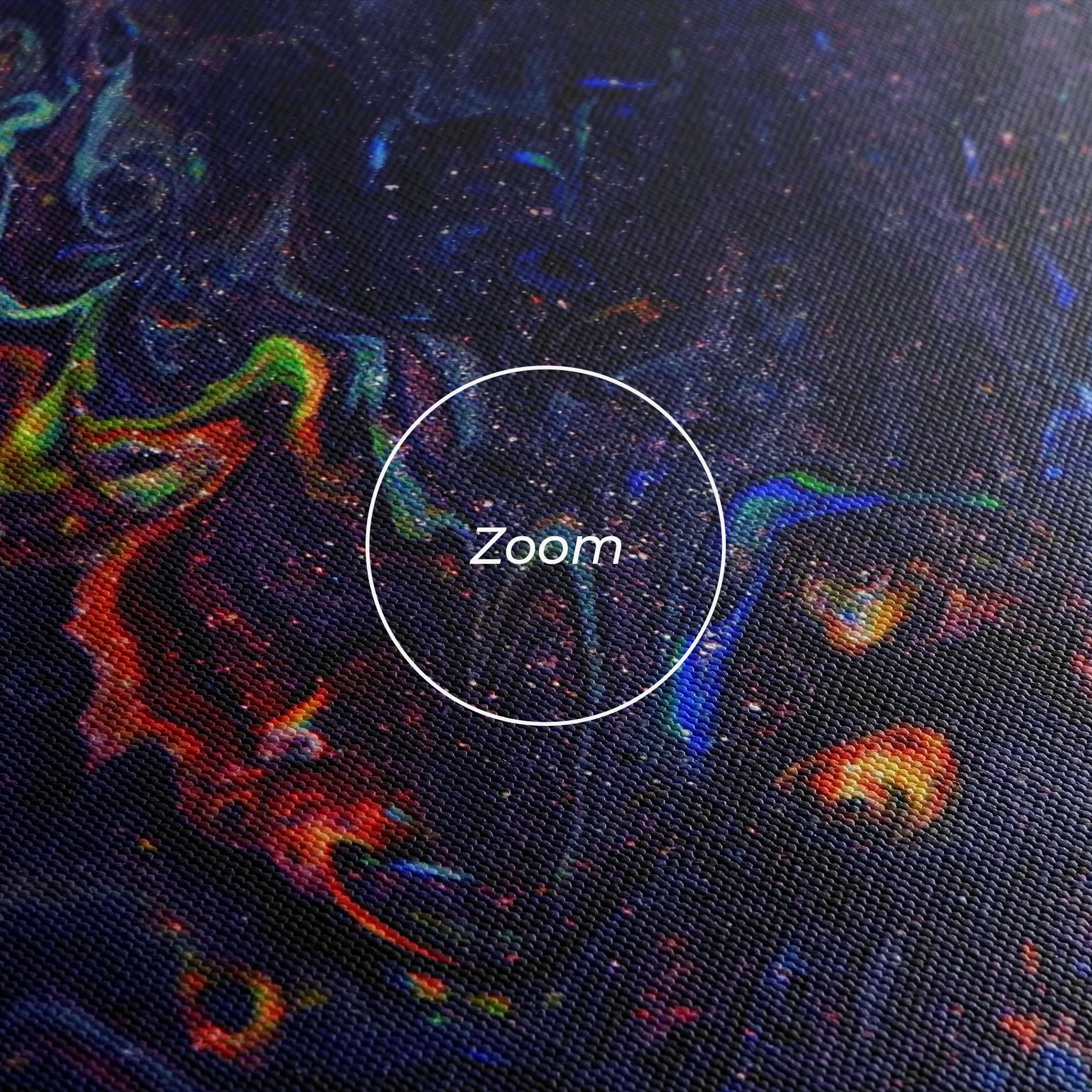 Vászonkép Dark Purple Texture mockup 3