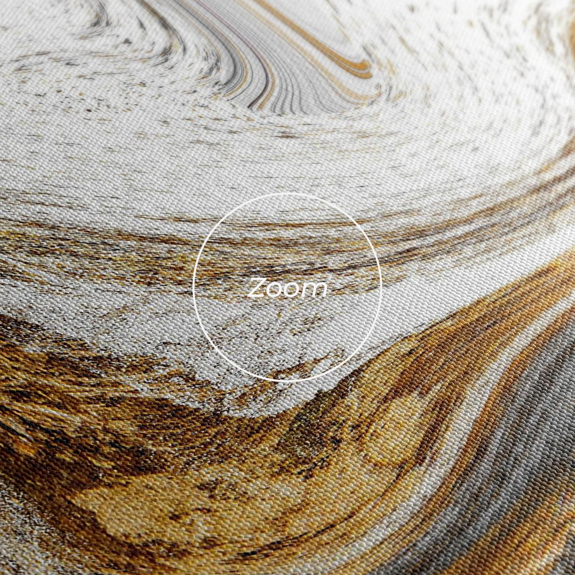 Vászonkép Gold White Liquid mockup 3