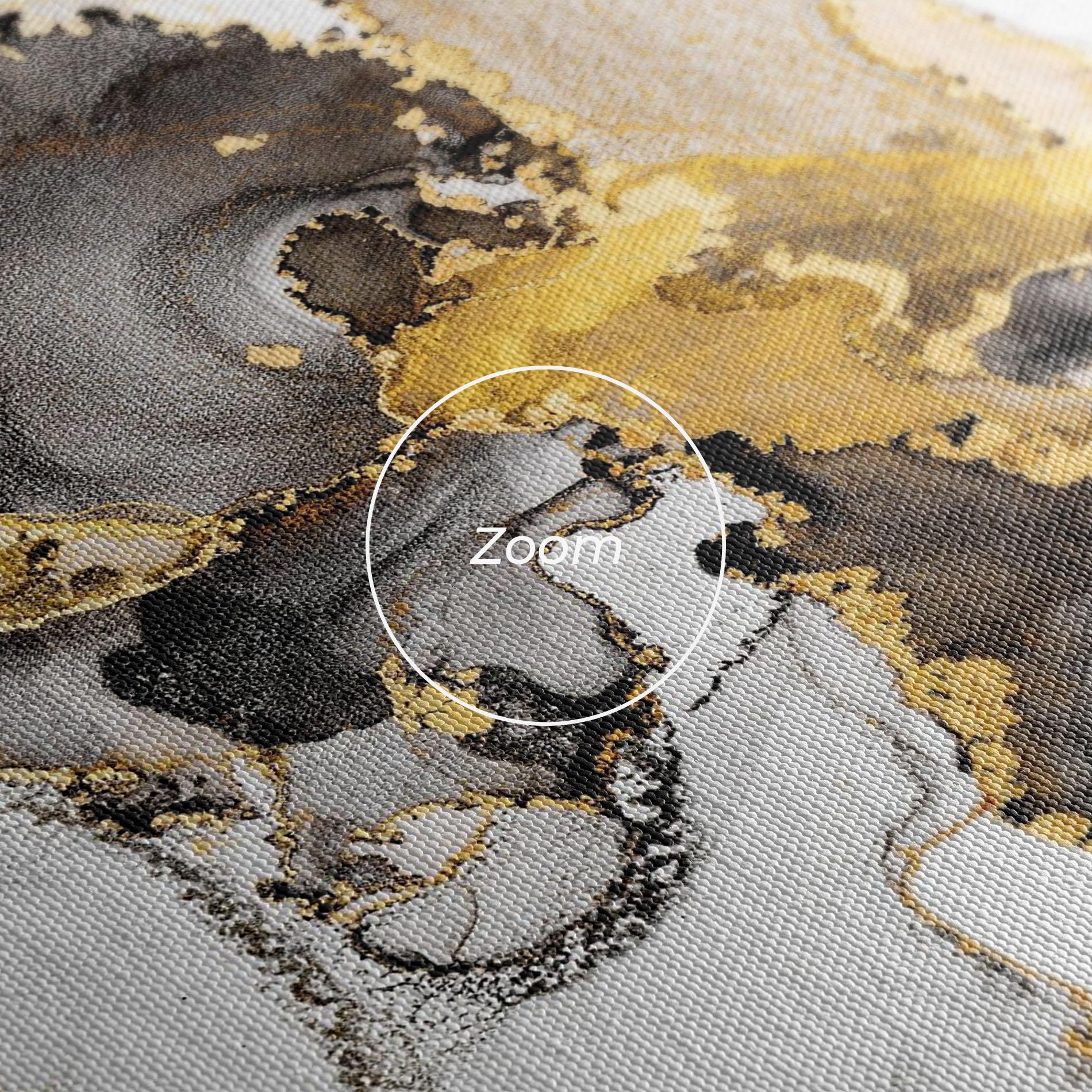 Vászonkép Golden Marble Shades mockup 3