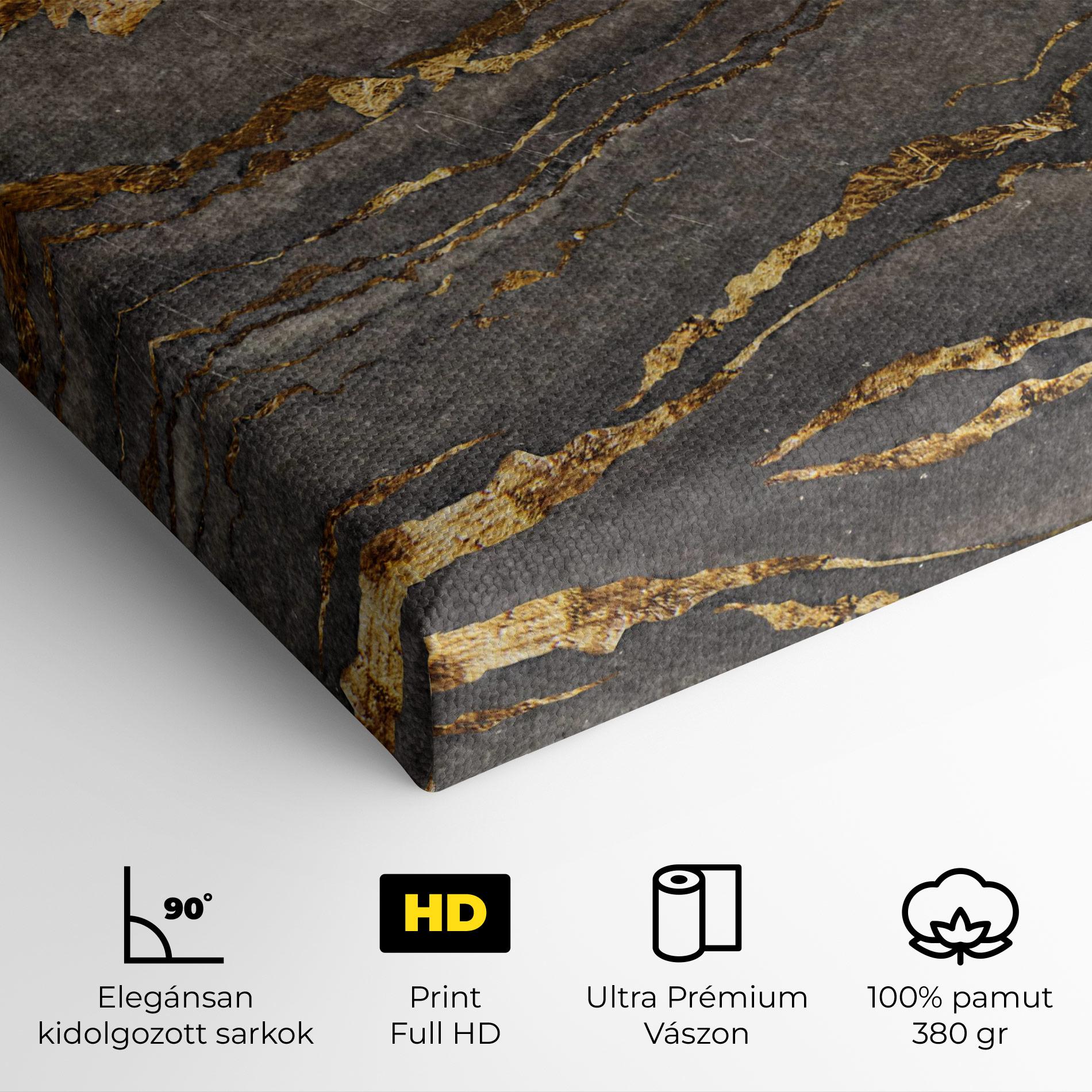 Vászonkép Dark Colden Grey mockup 4