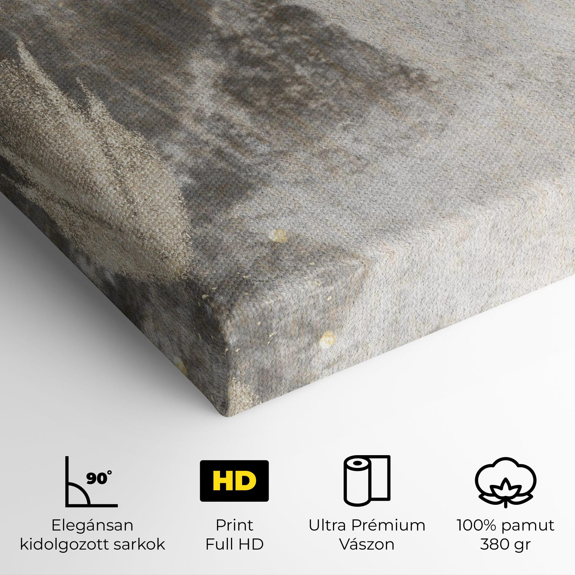 Vászonkép Light Cream Marble mockup 4