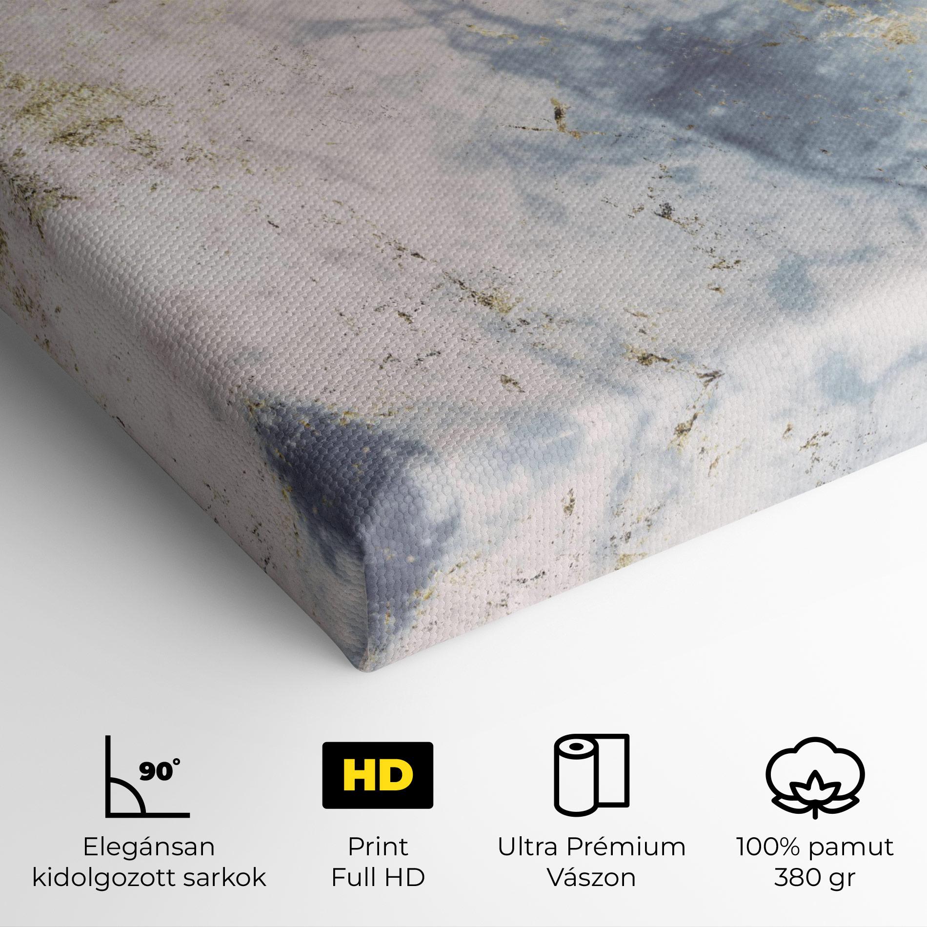 Vászonkép Pink Blue Marble mockup 4