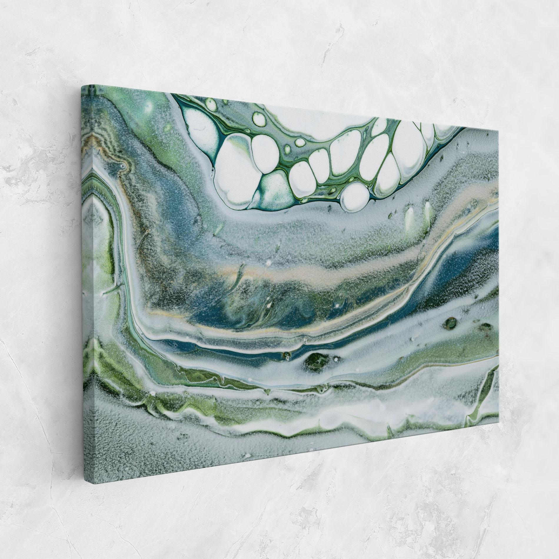 Vászonkép Dark Green Liquid mockup 1