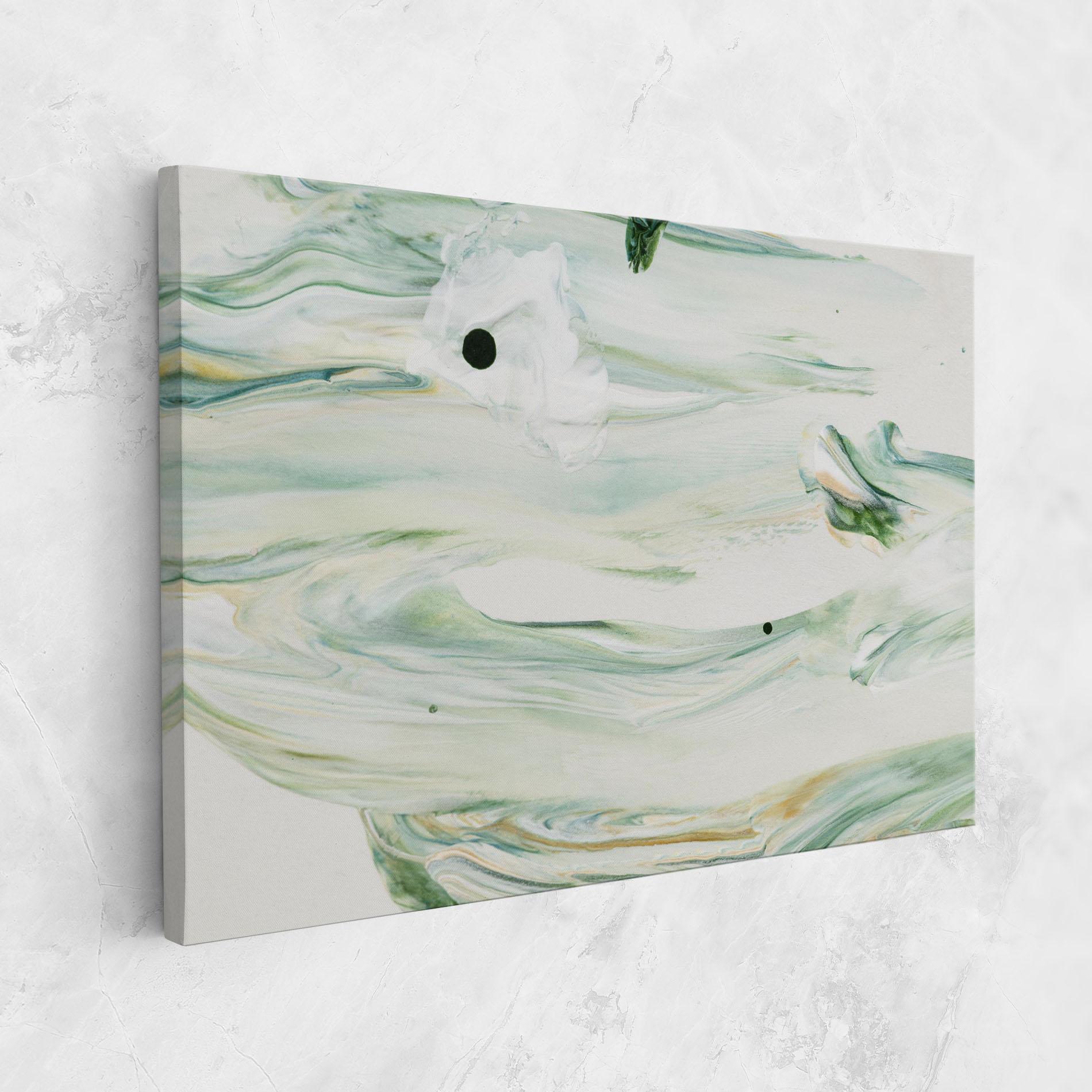 Vászonkép Light Green Painting mockup 1