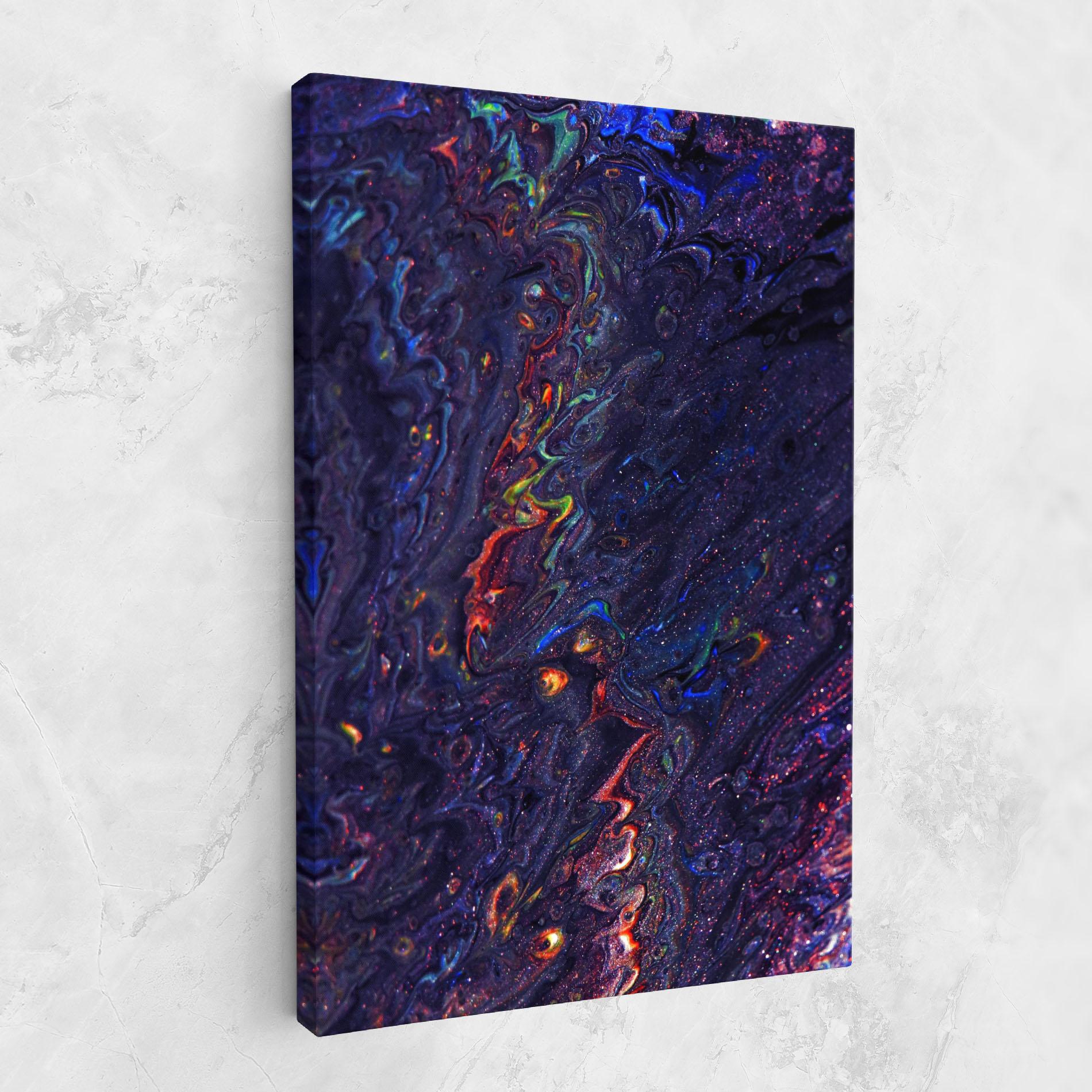 Vászonkép Dark Purple Texture mockup 1