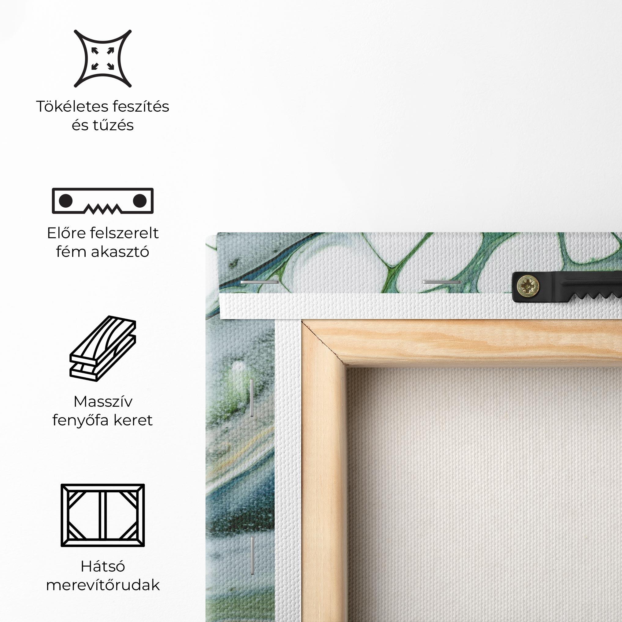 Vászonkép Dark Green Liquid mockup 5