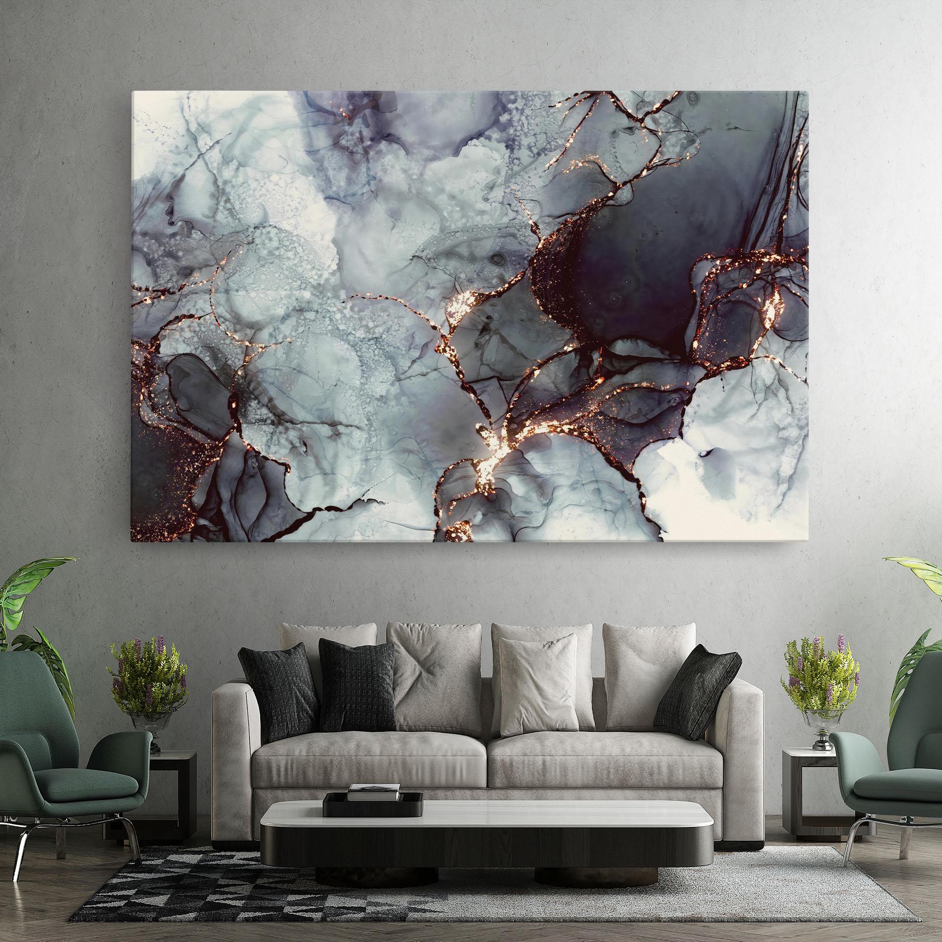 Vászonkép Abstract Gold Path mockup 7