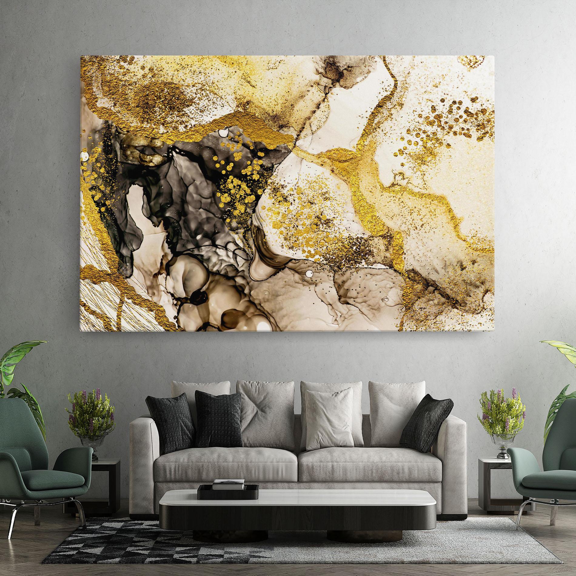 Vászonkép Golden Sand mockup 7