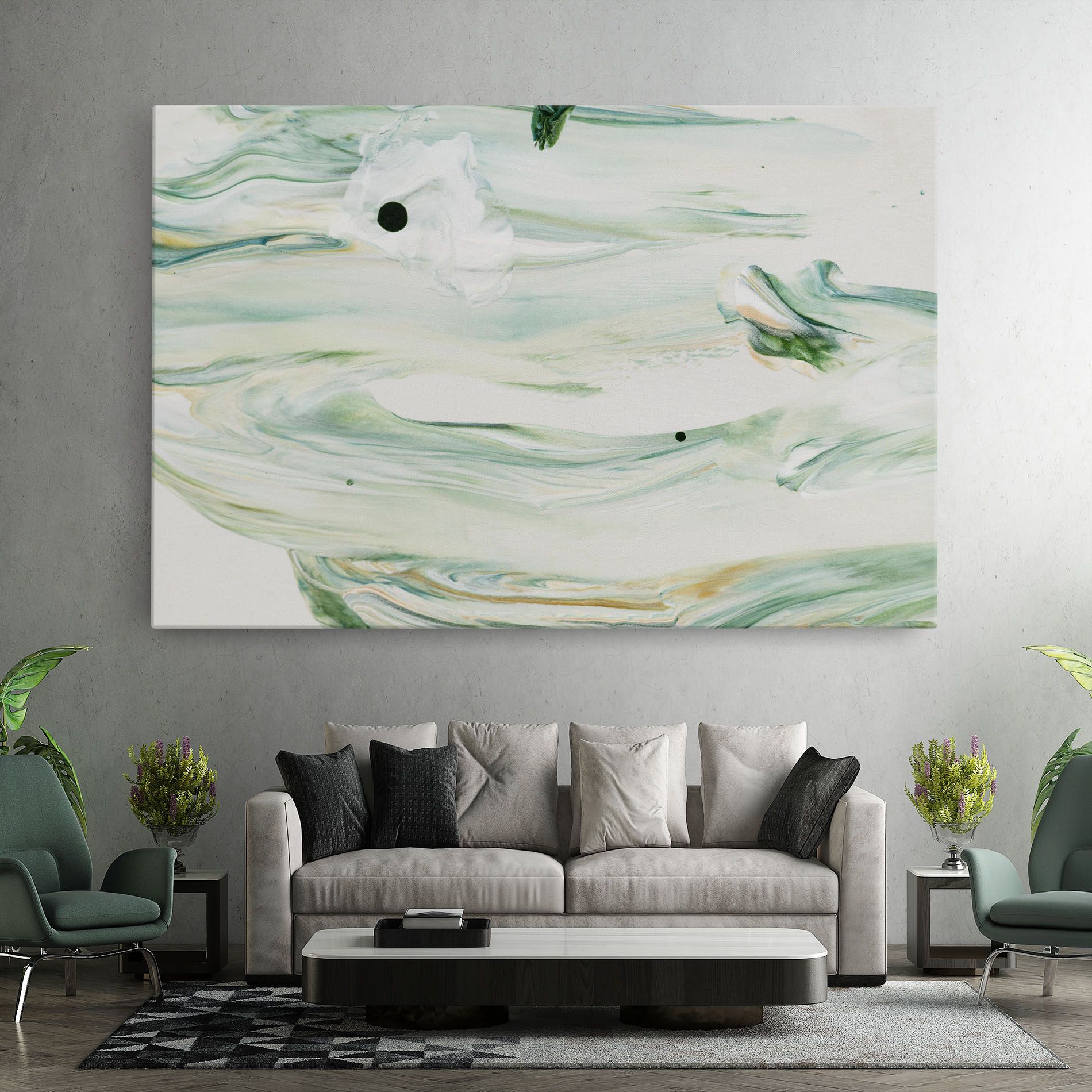 Light Green Painting mockup 7