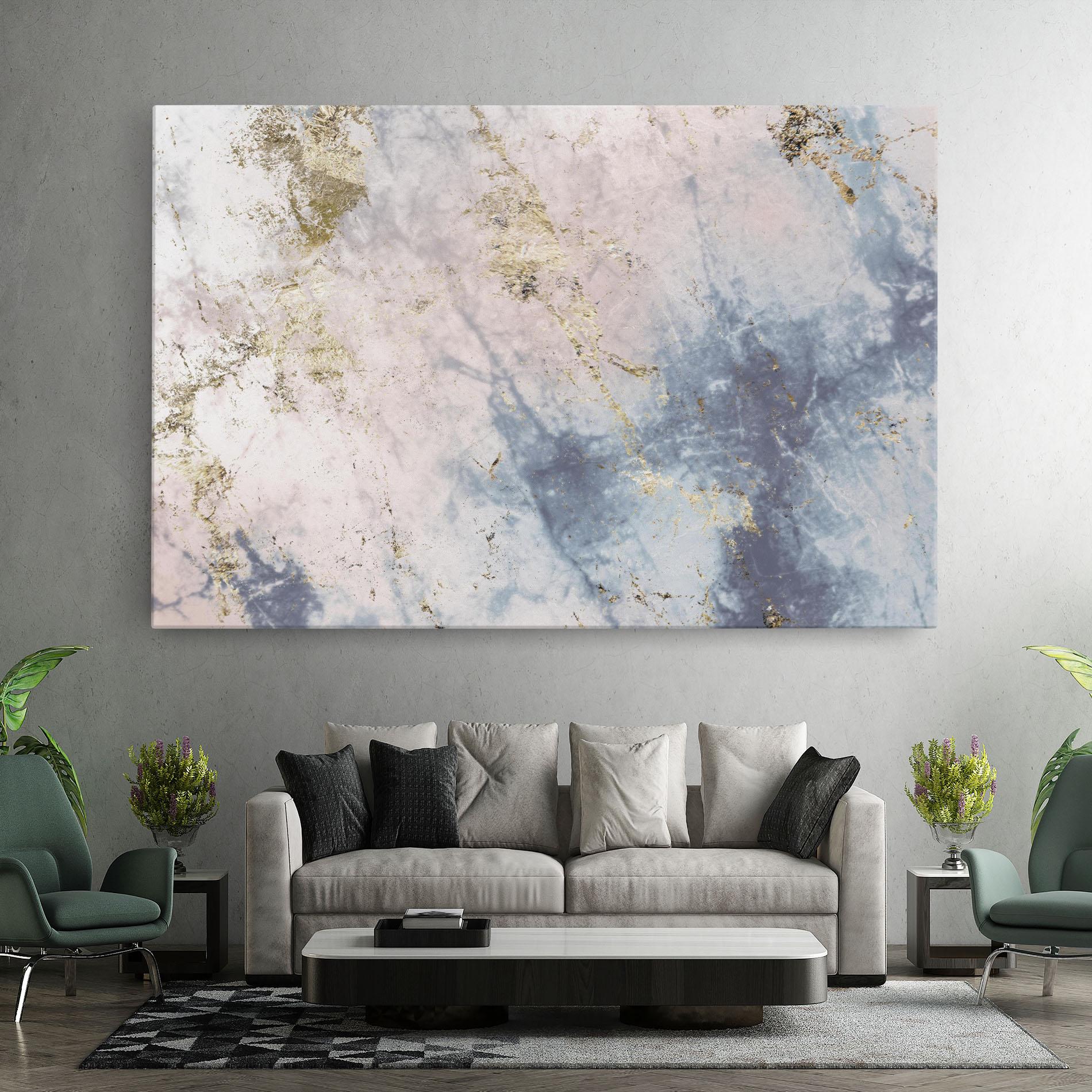 Vászonkép Pink Blue Marble mockup 7