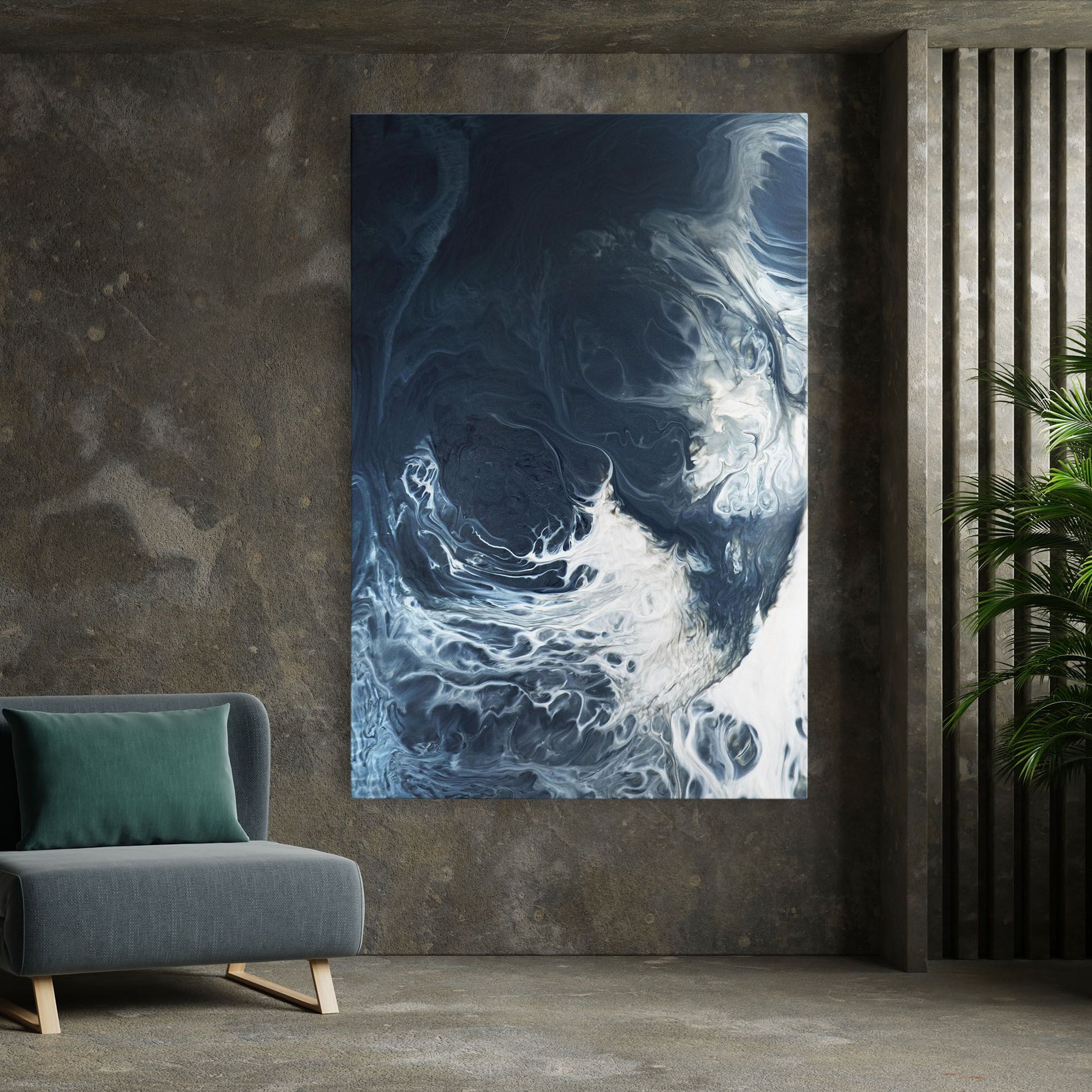 Dark Blue Wave mockup 7