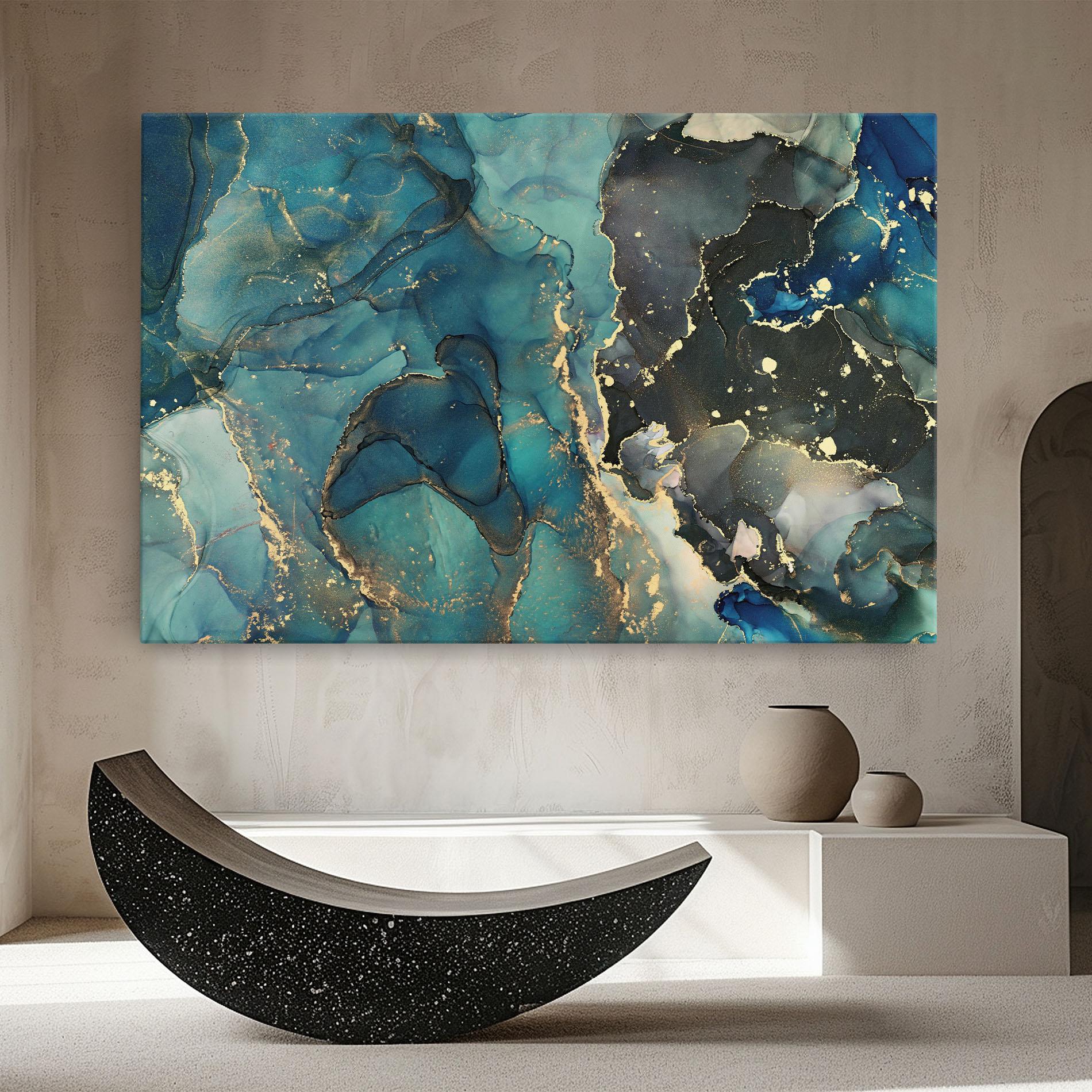 Vászonkép Blue Marble mockup 8