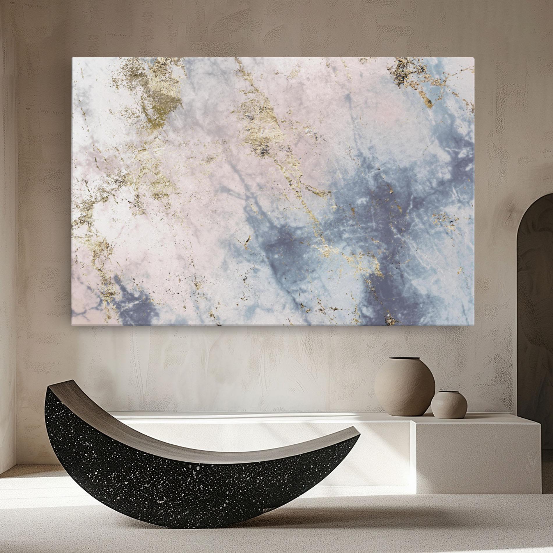 Vászonkép Pink Blue Marble mockup 8