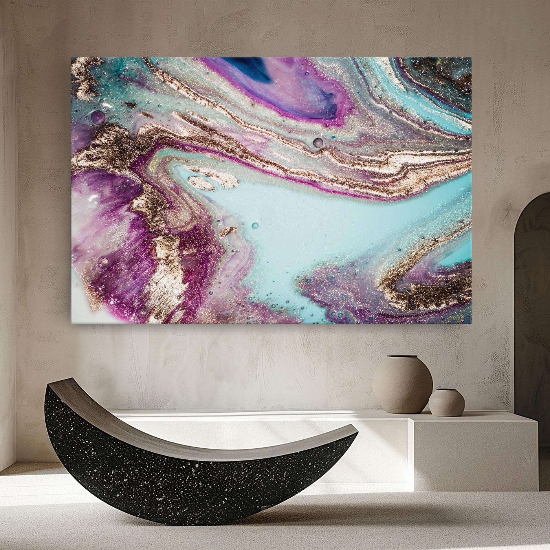 Vászonkép Pink Marble Shades mockup 8