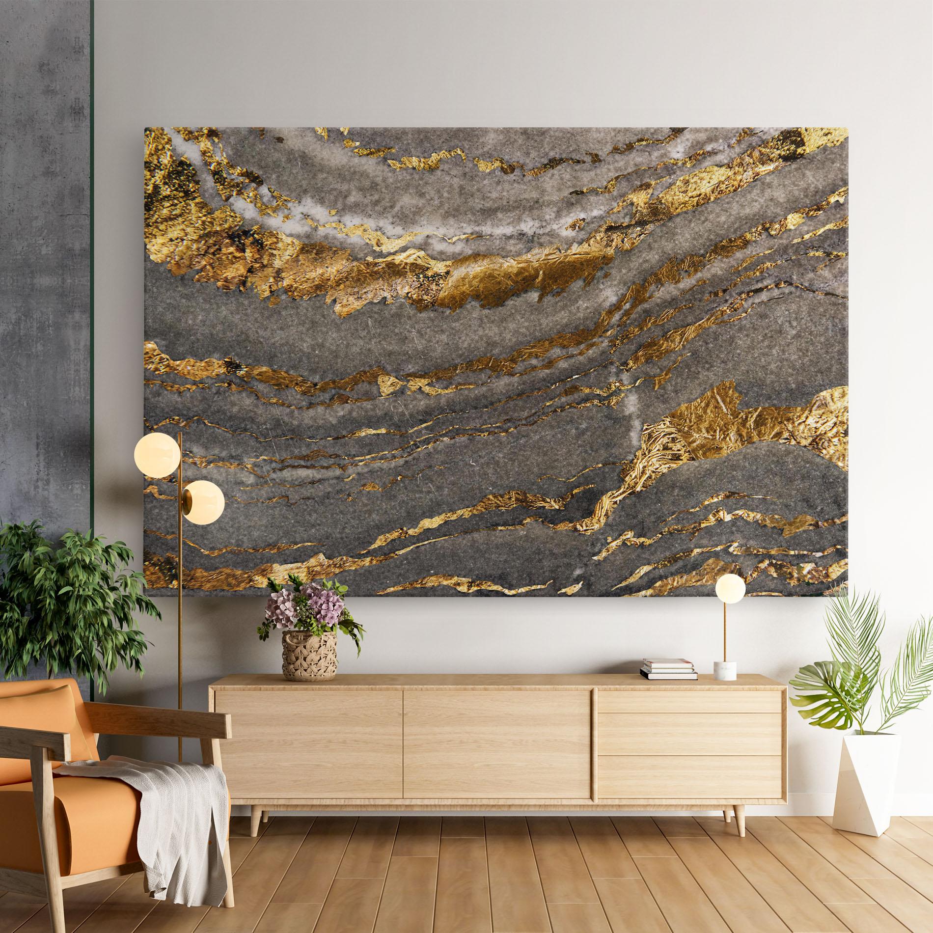 Vászonkép Dark Colden Grey mockup 9