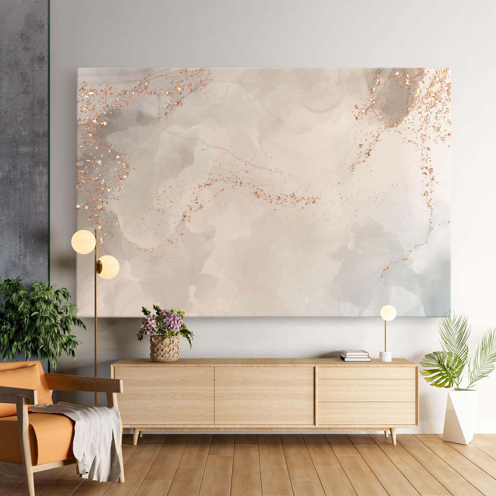 Vászonkép Pink Grey Marble 01 mockup 9