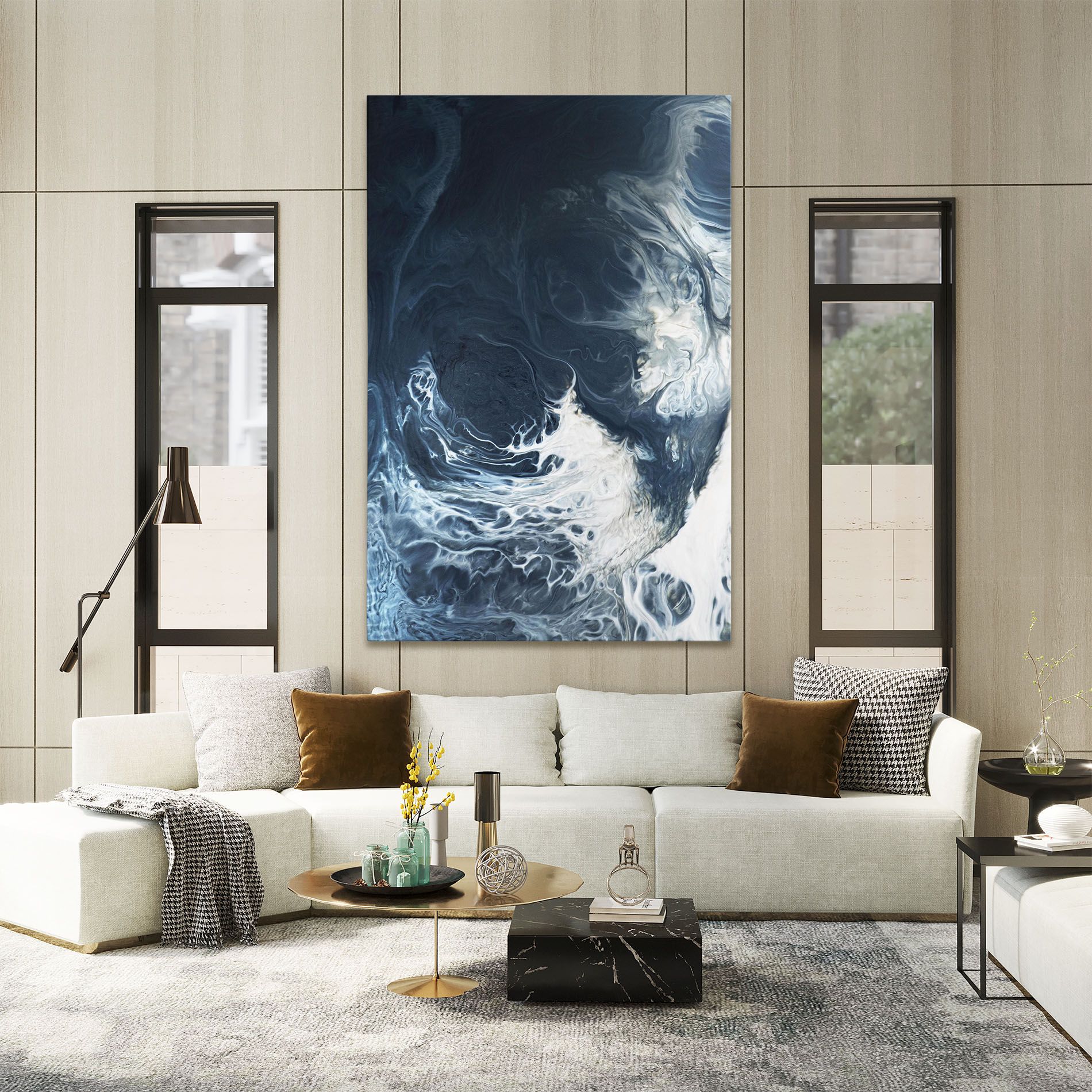 Dark Blue Wave mockup 2