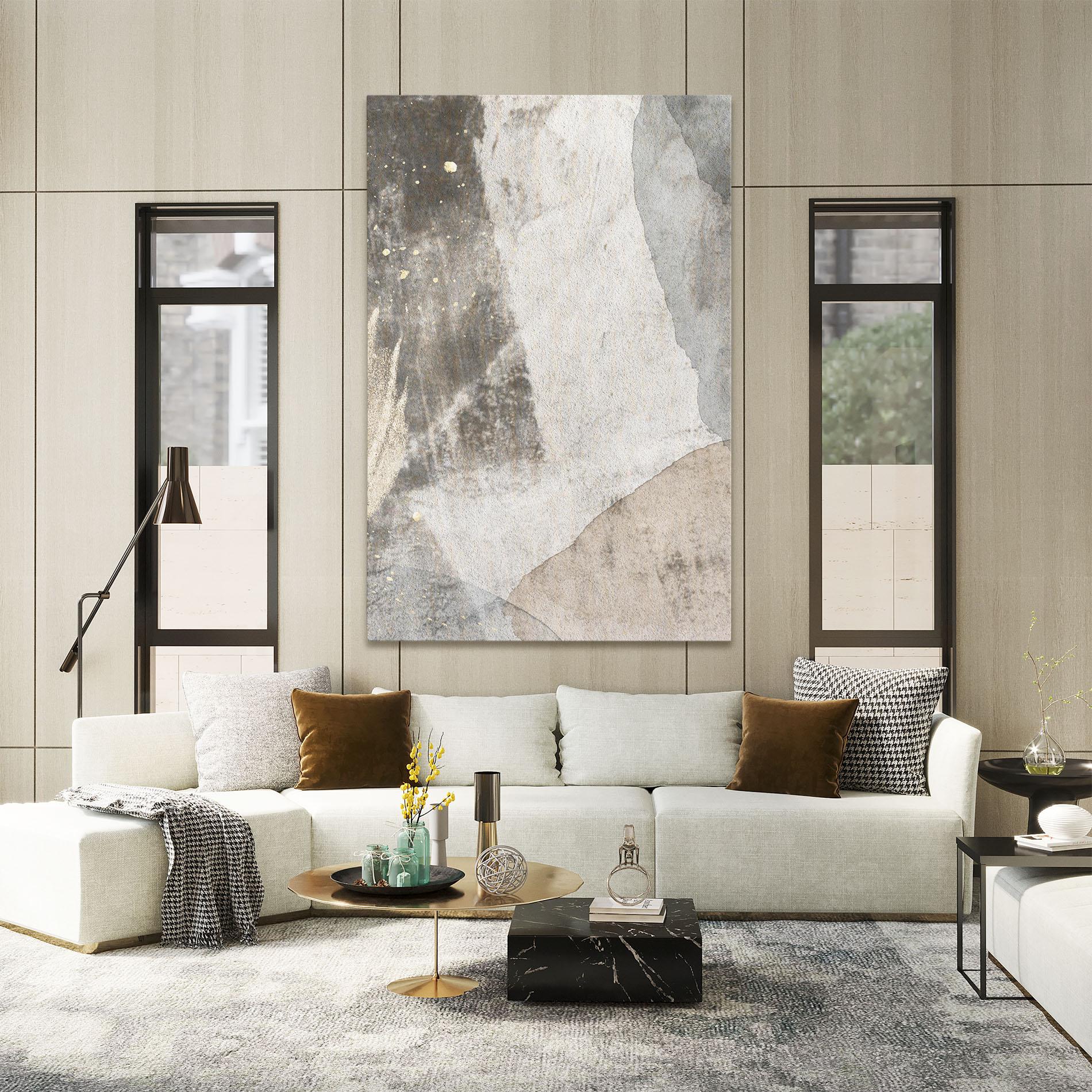 Vászonkép Light Cream Marble mockup 2