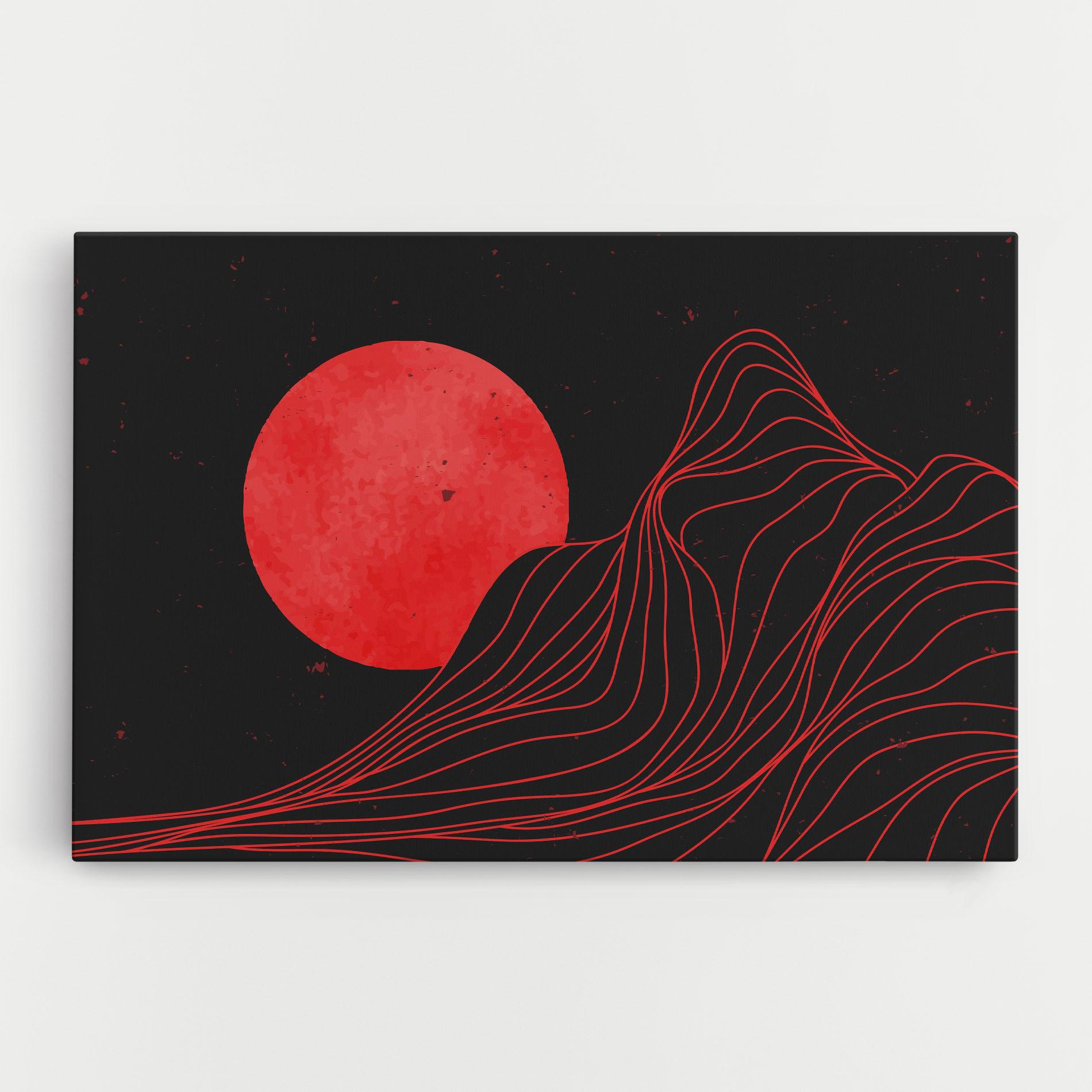 Vászonkép Bloody Moon mockup 0