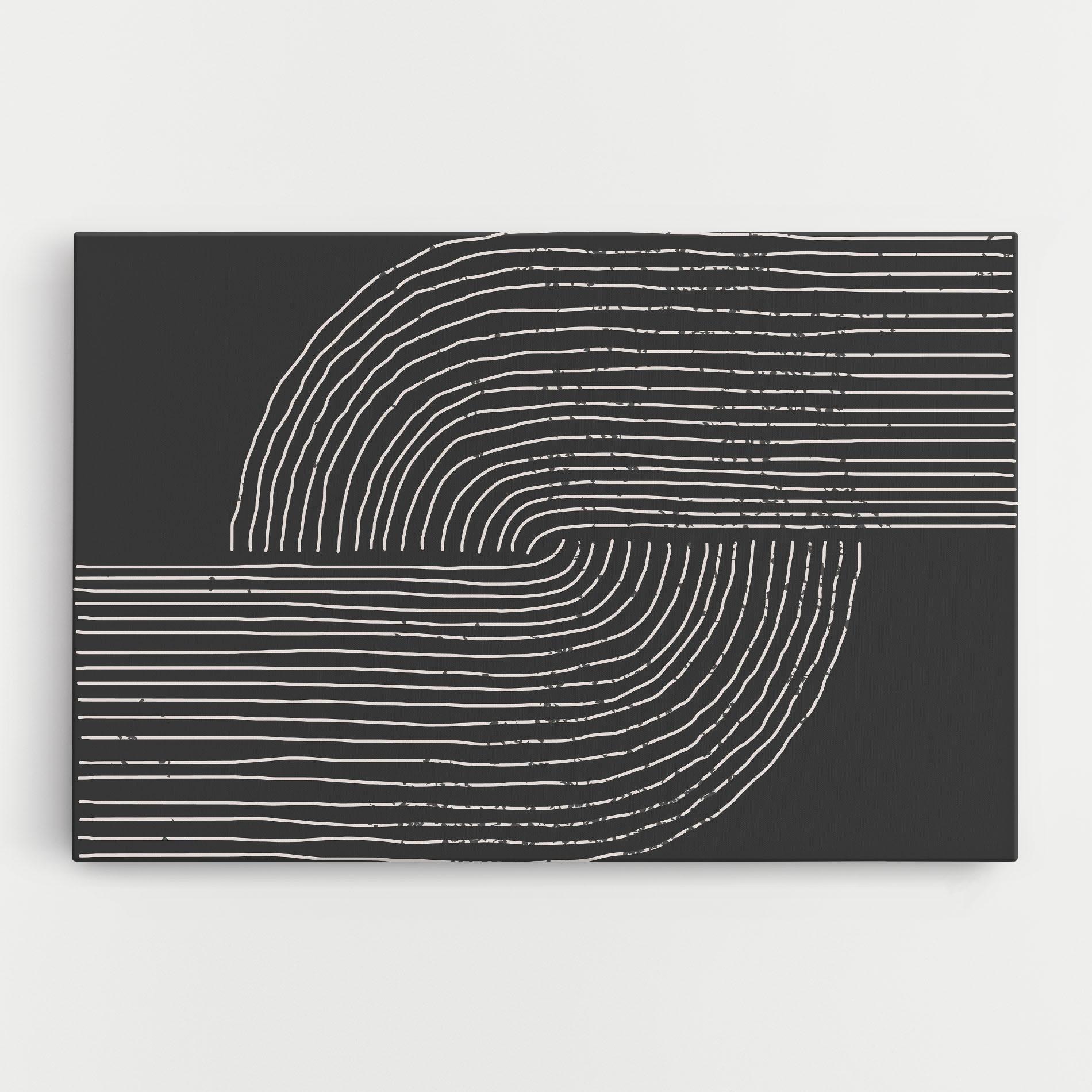 Vászonkép Minimalist Circle mockup 0