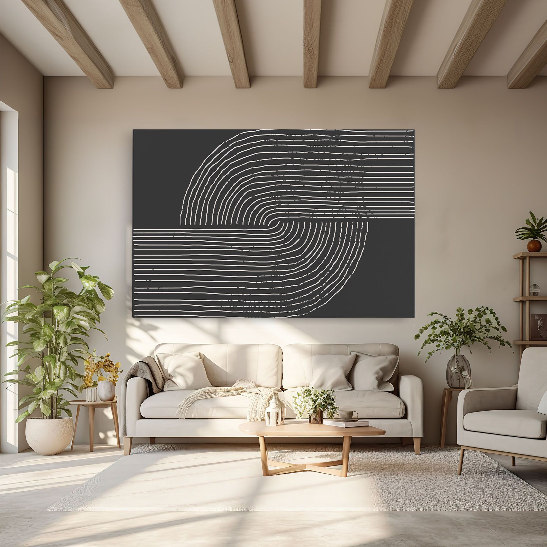 Minimalist Circle mockup 6