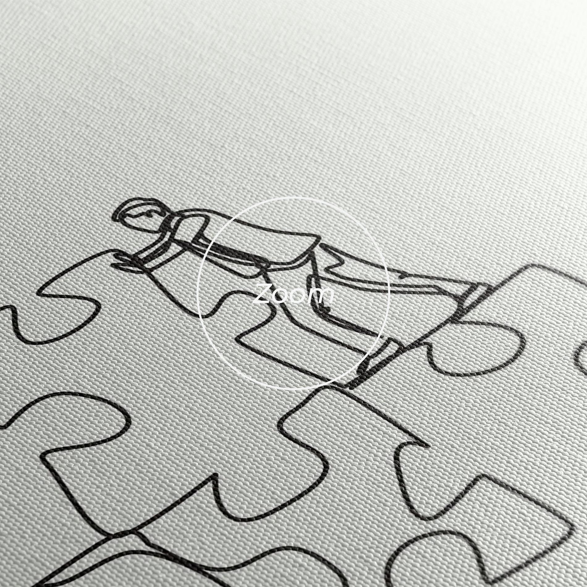 Vászonkép Businessman Up mockup 3