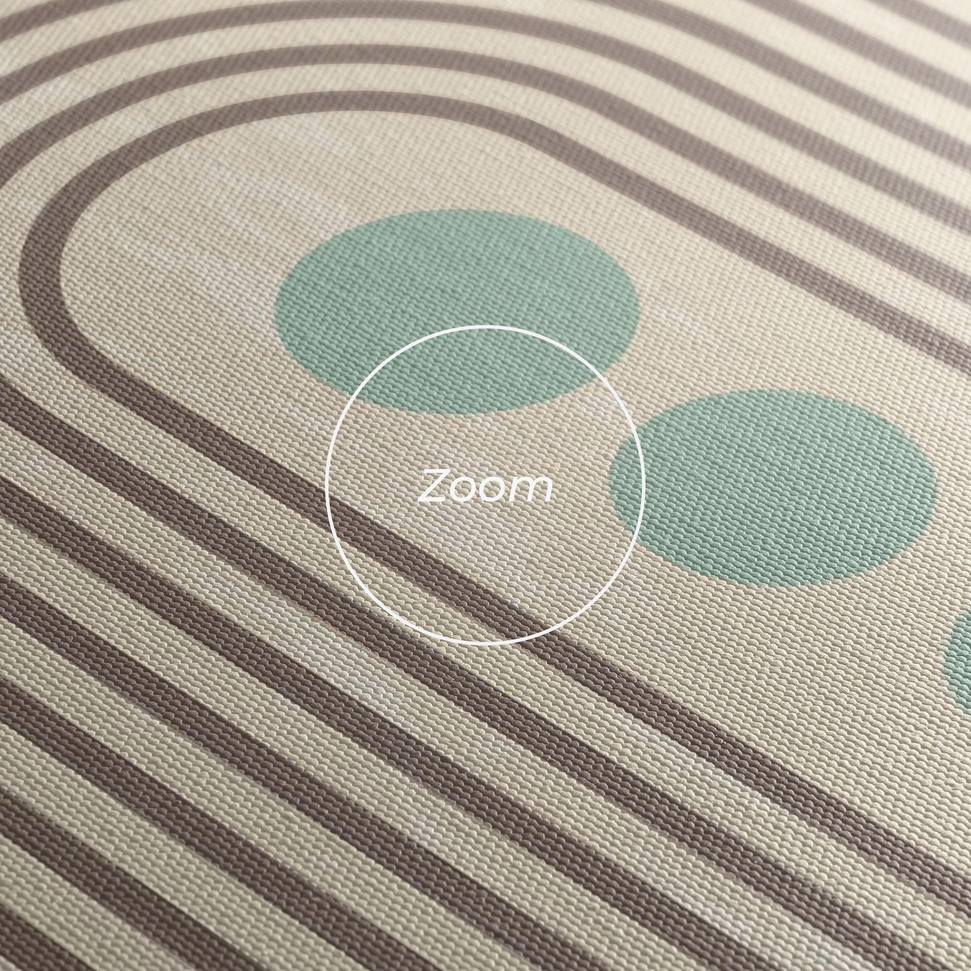 Vászonkép Cream Blue Circles mockup 3