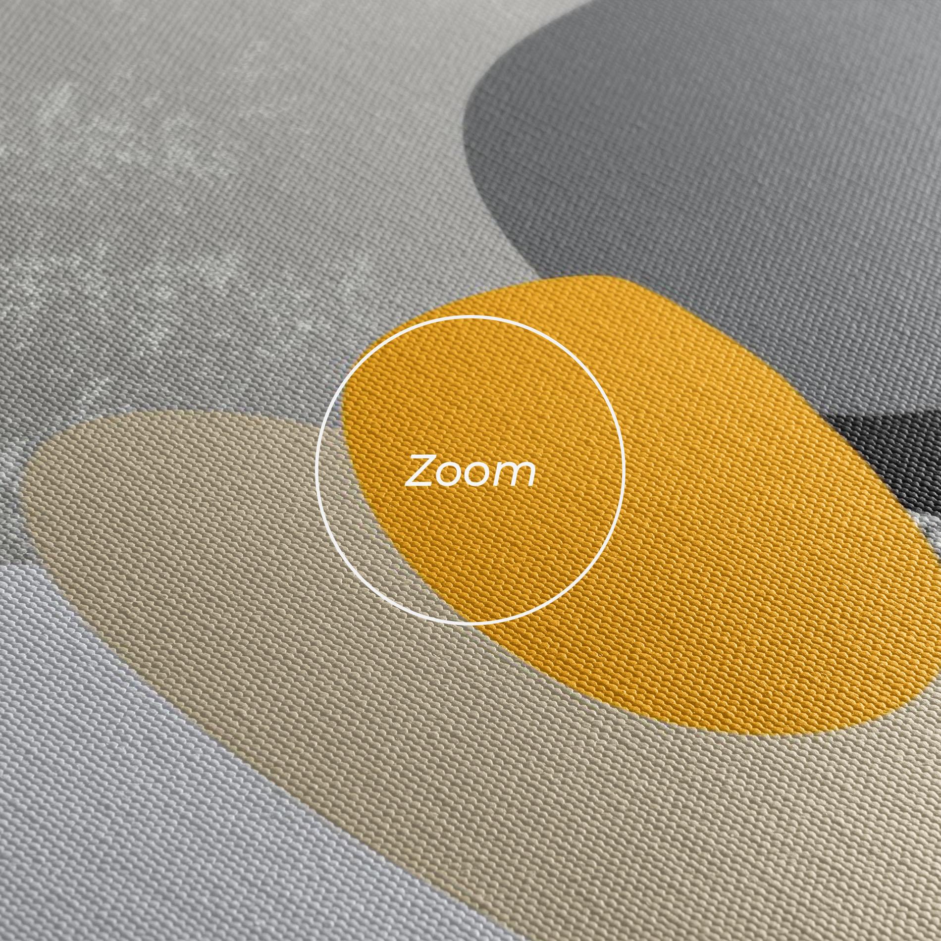 Vászonkép Grey Orange Shape mockup 3