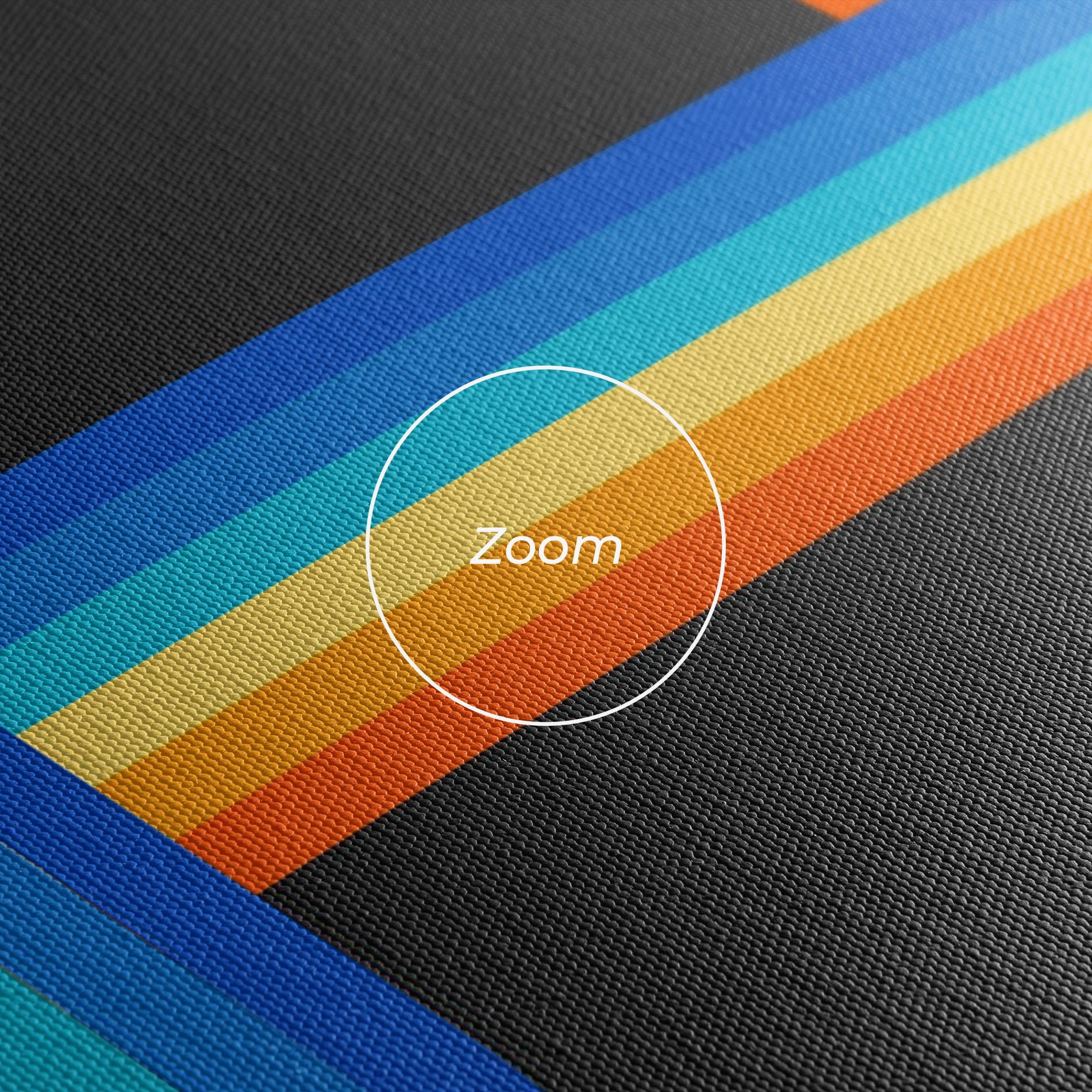 Vászonkép Vintage Ranbow mockup 3