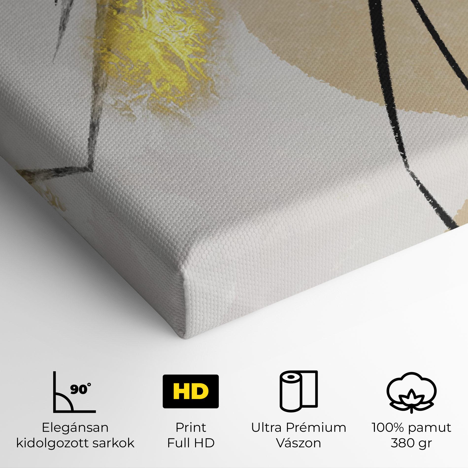 Vászonkép Gold Brush mockup 4