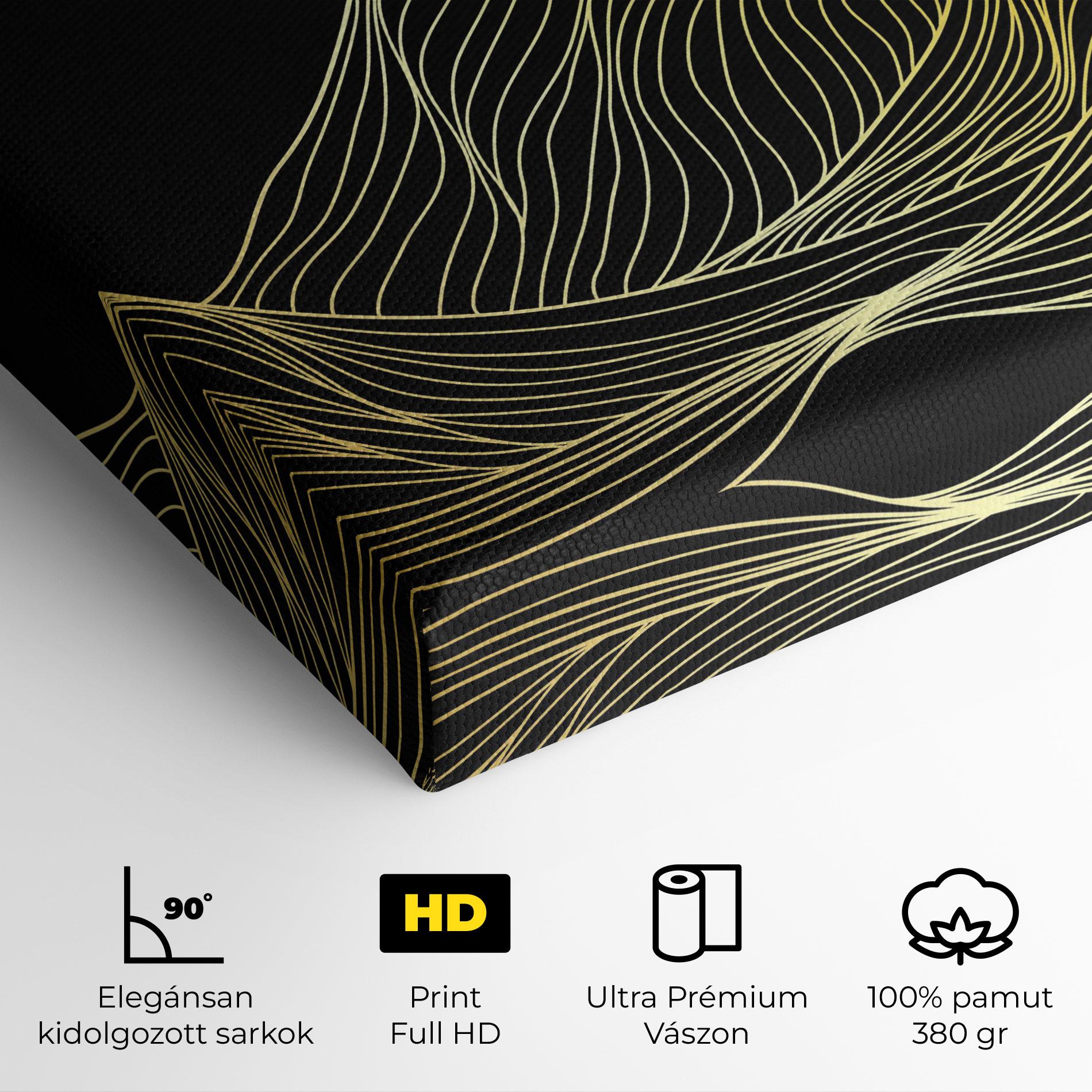 Vászonkép Gold Moon mockup 4