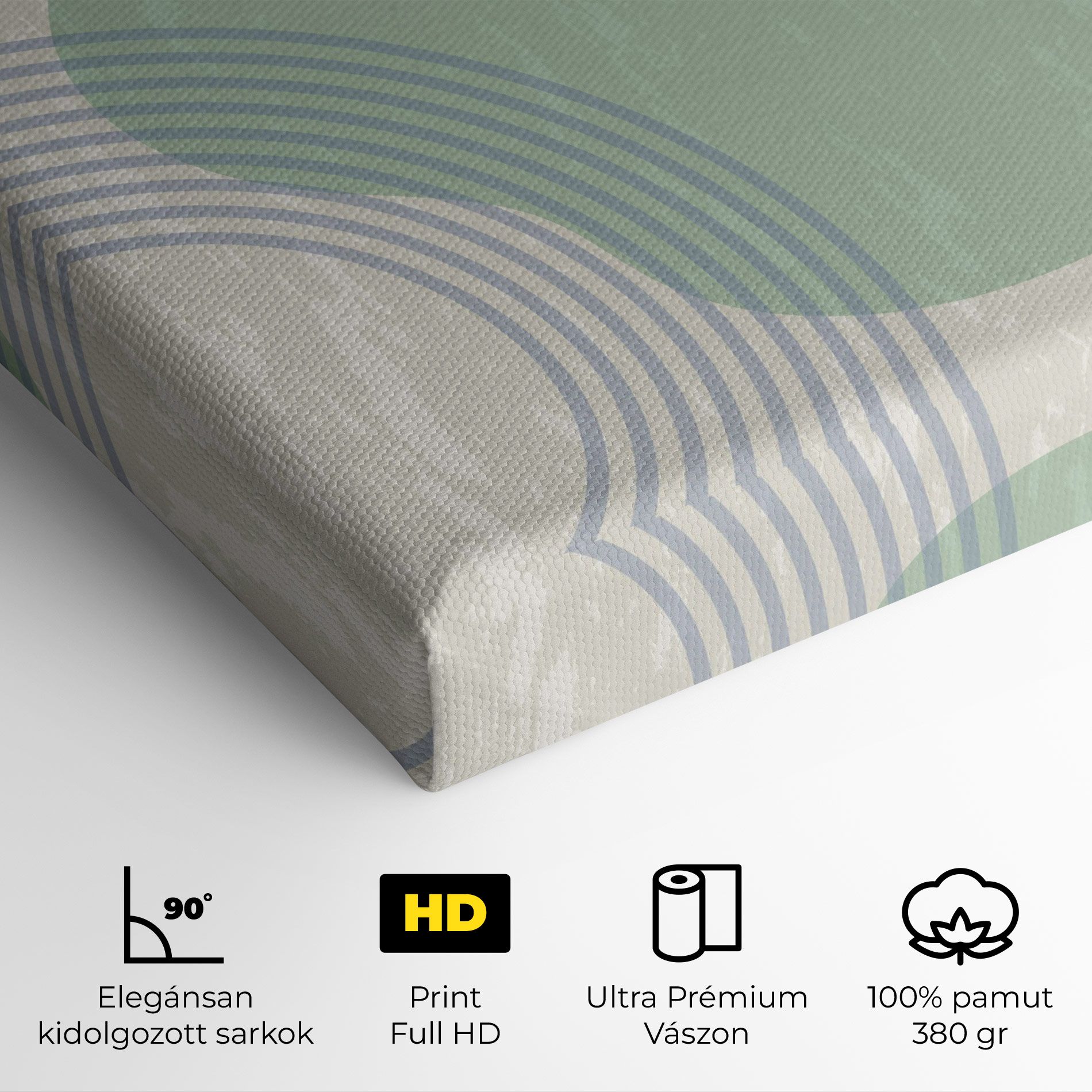 Green Pink Shapes mockup 4